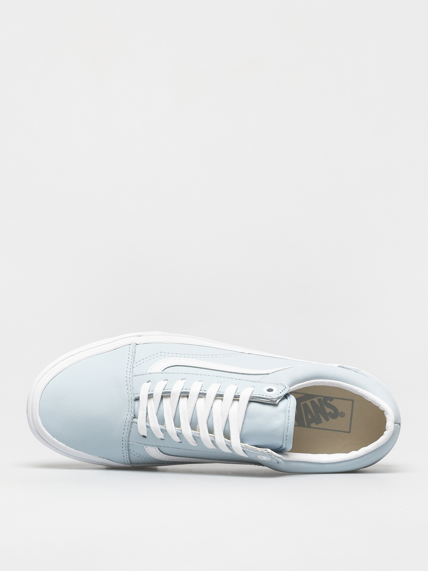 Pantofi Vans Old Skool (leather ballad blue/true white)