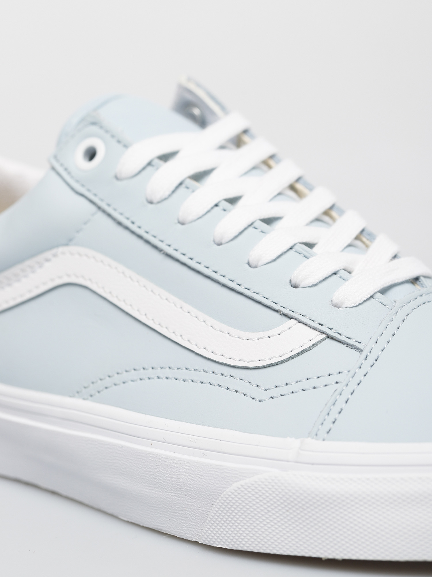 Pantofi Vans Old Skool (leather ballad blue/true white)