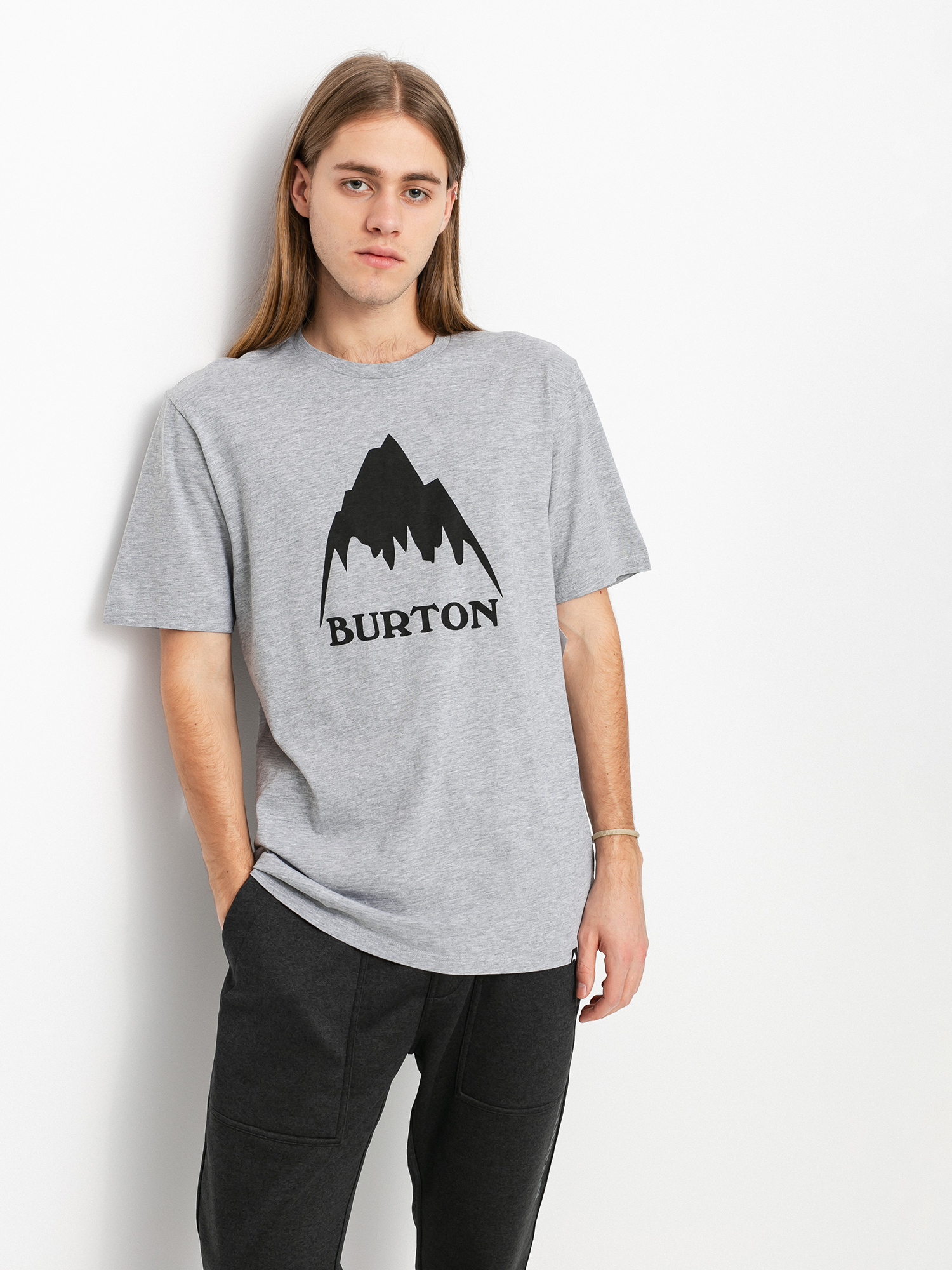 Tricou Burton Classic Mountain High (gray heather)