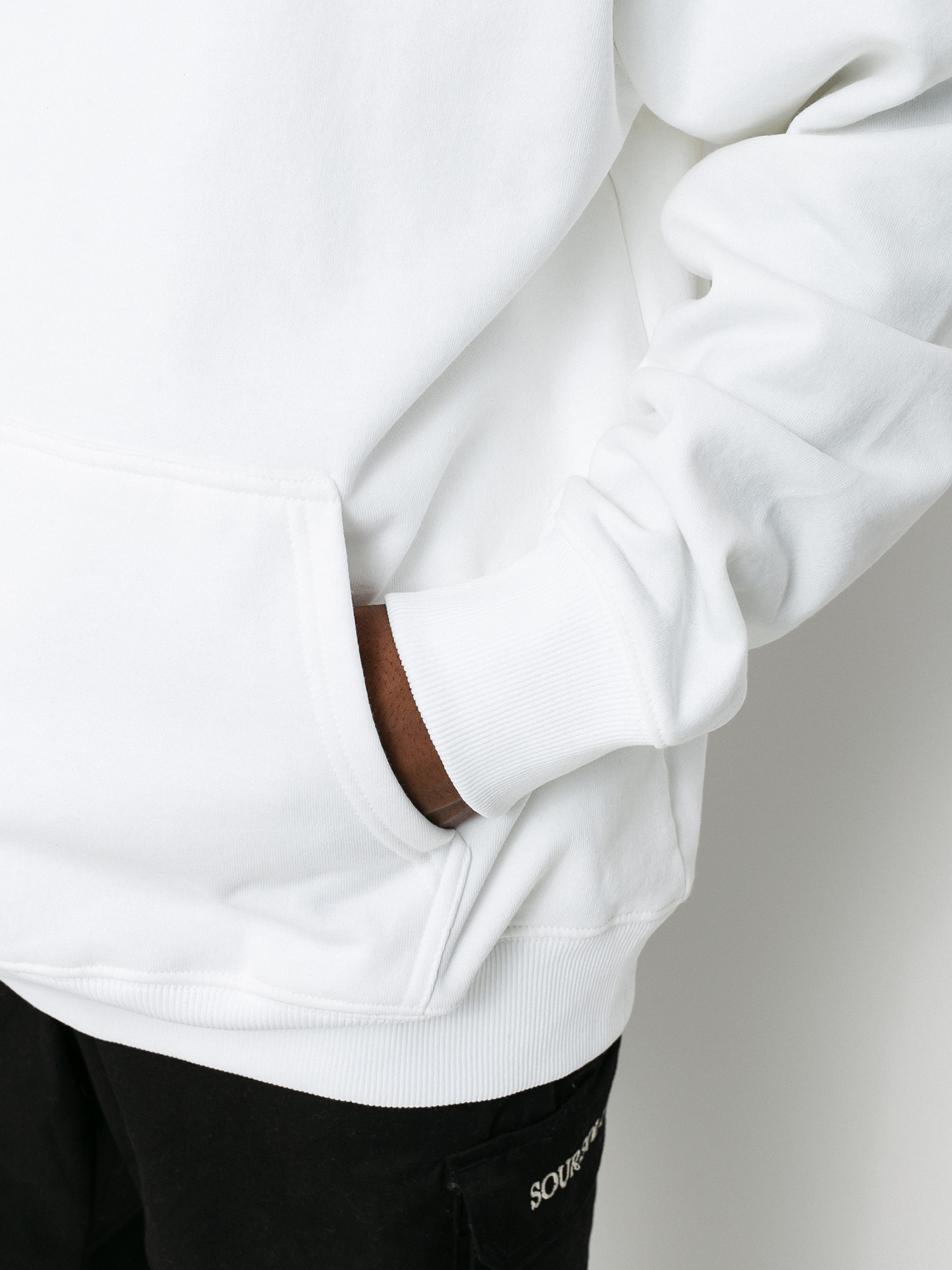 Stussy Hanorac cu glugă Basic HD (white)