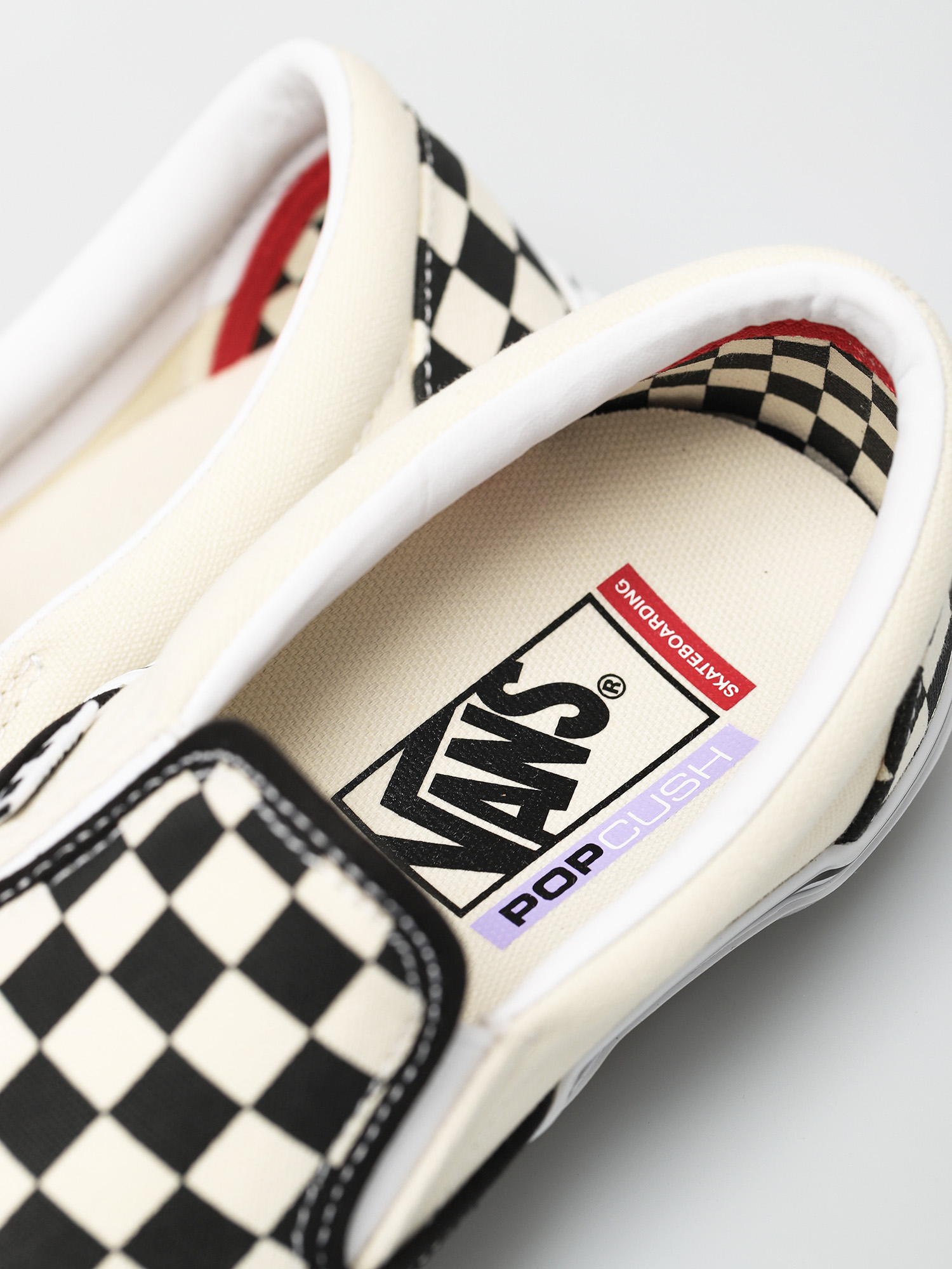 Pantofi Vans Skate Slip On (checkerboard black/off white)