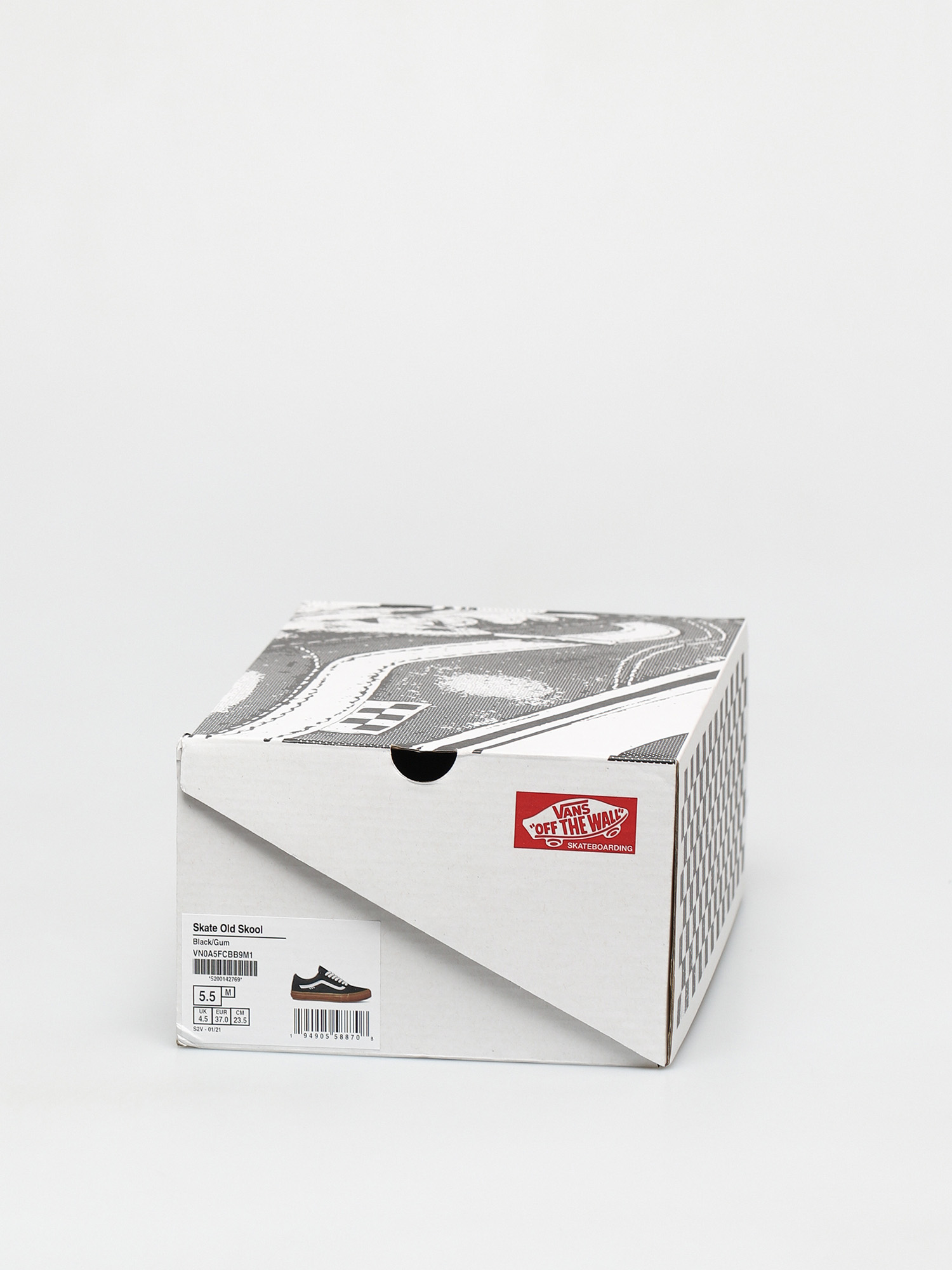 Pantofi Vans Skate Old Skool (black/gum)