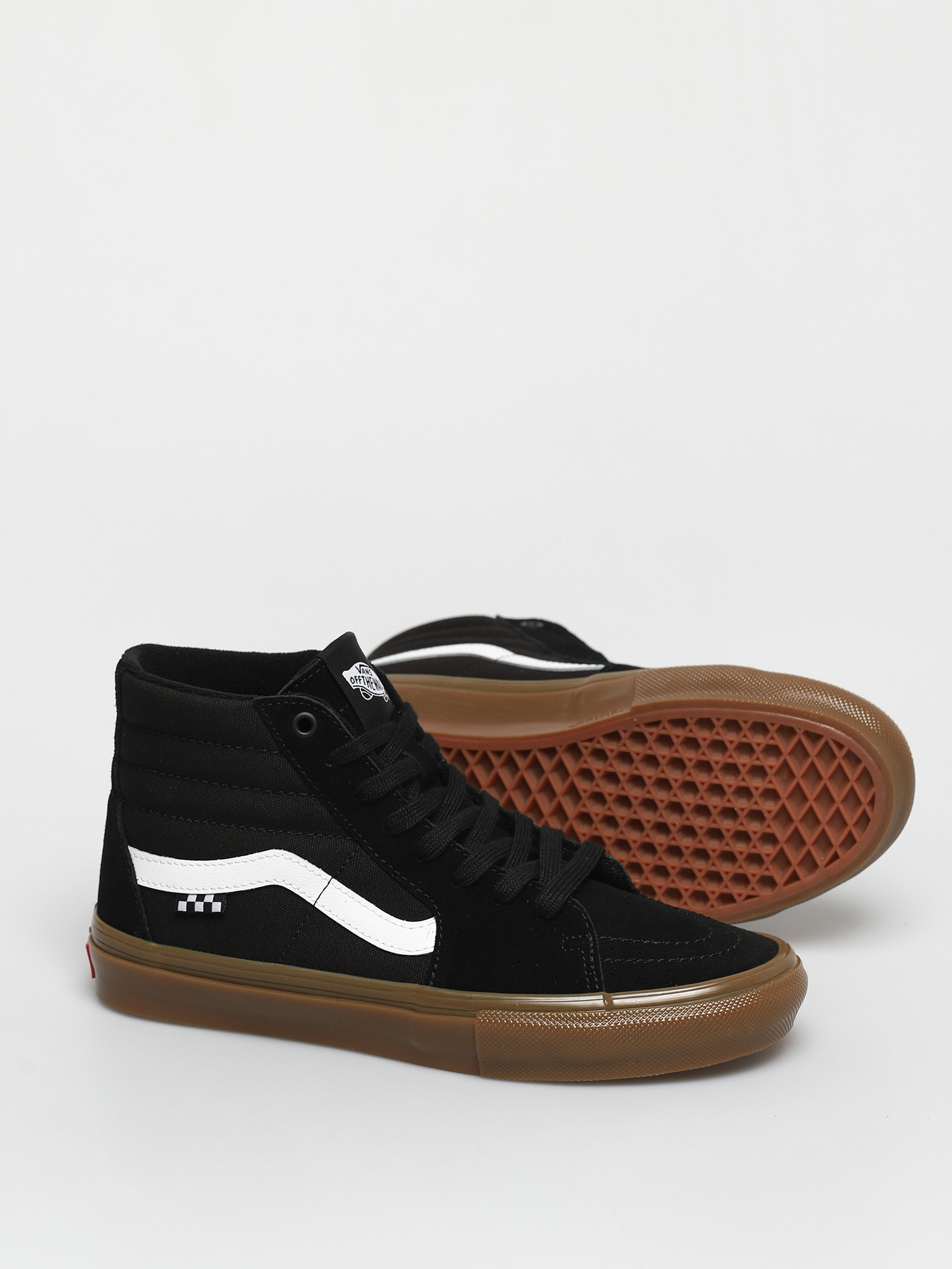 Pantofi Vans Skate Sk8 Hi (black/gum)
