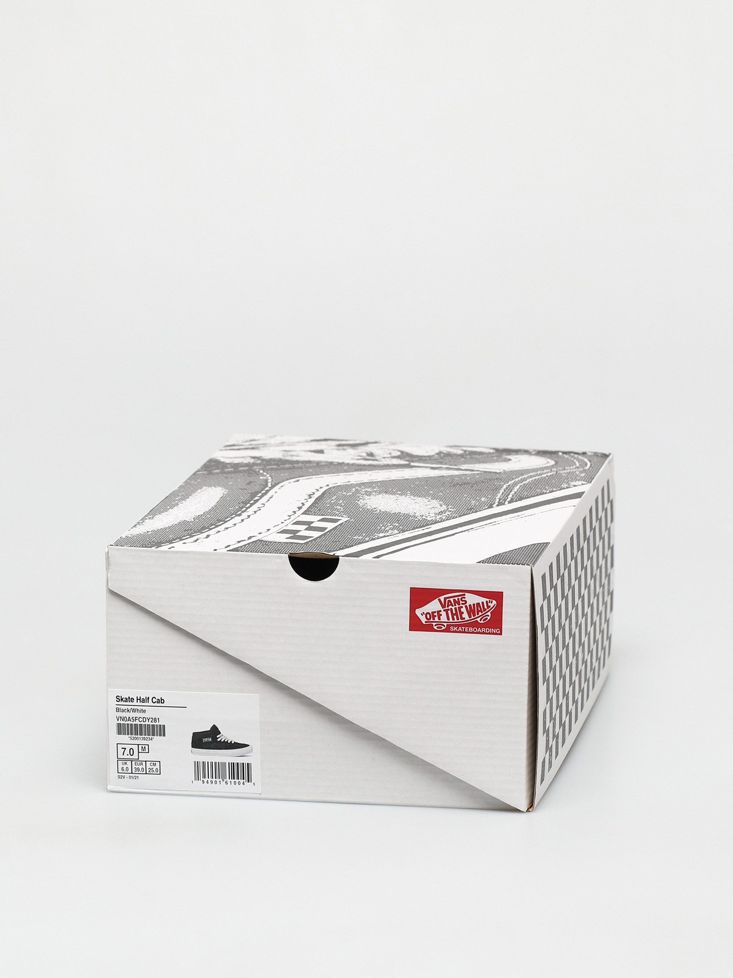 Pantofi Vans Skate Half Cab (black/white)