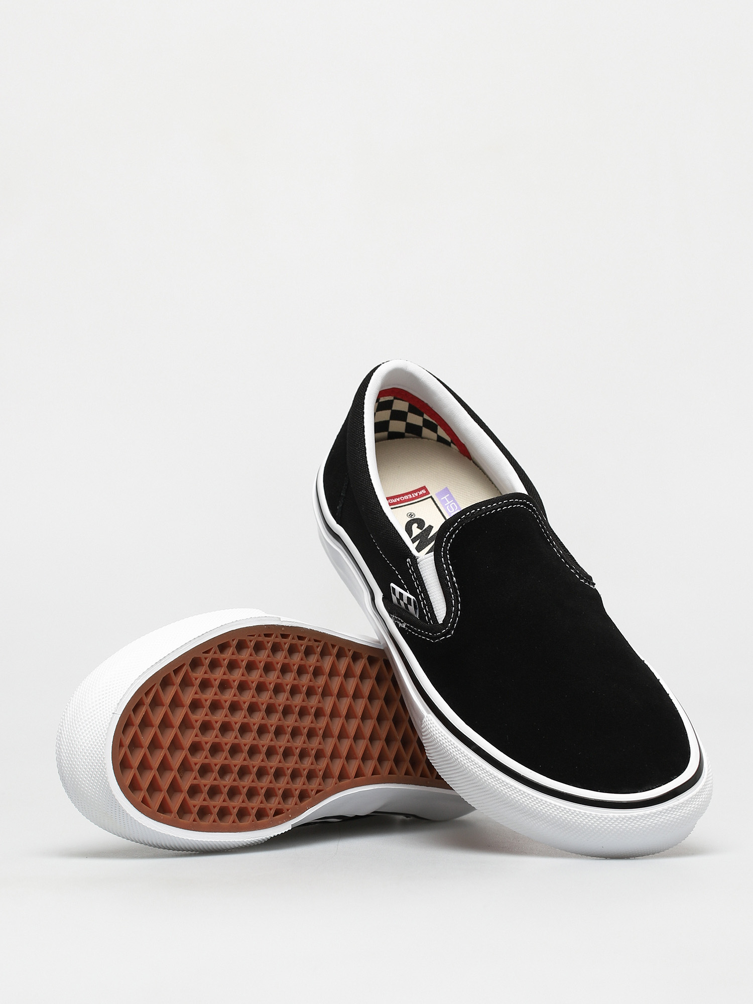 Pantofi Vans Skate Slip On (black/white)