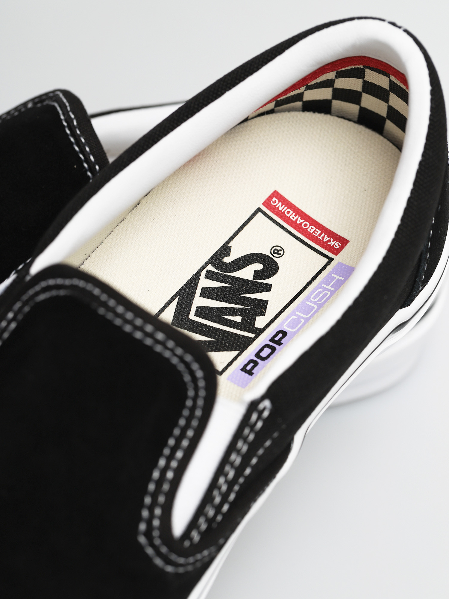Pantofi Vans Skate Slip On (black/white)