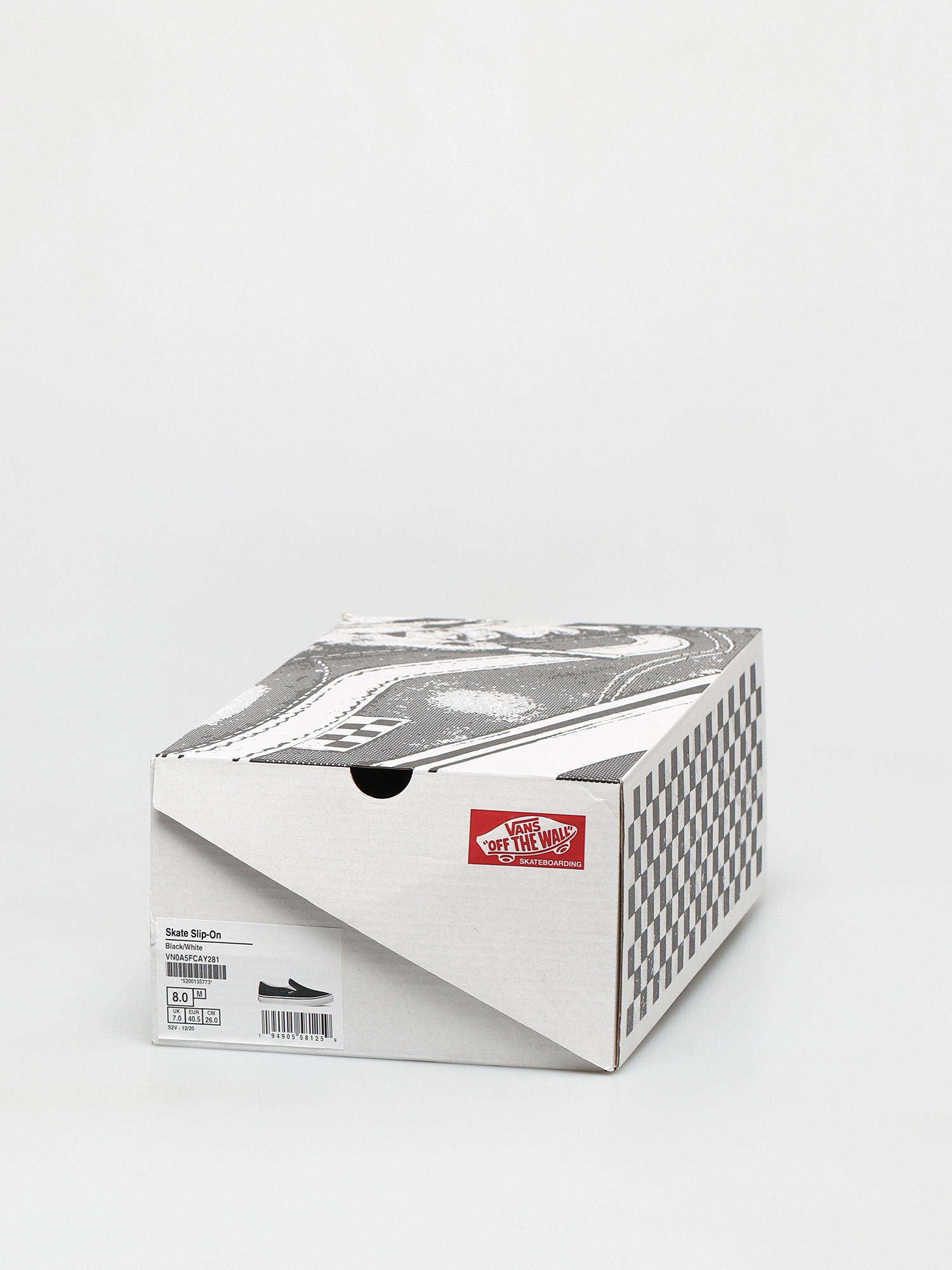 Pantofi Vans Skate Slip On (black/white)