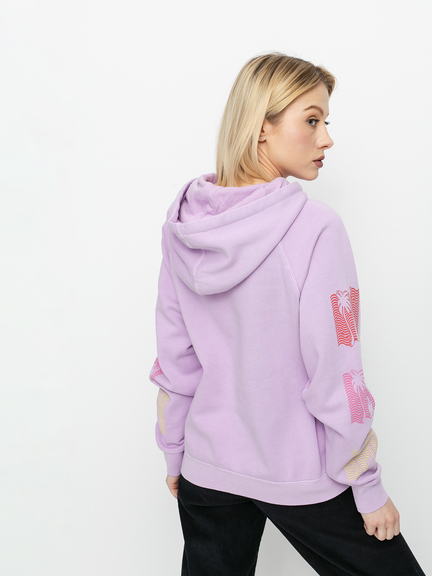 Hanorac cu glugă Billabong Catching Waves HD Wmn (lit up lilac)