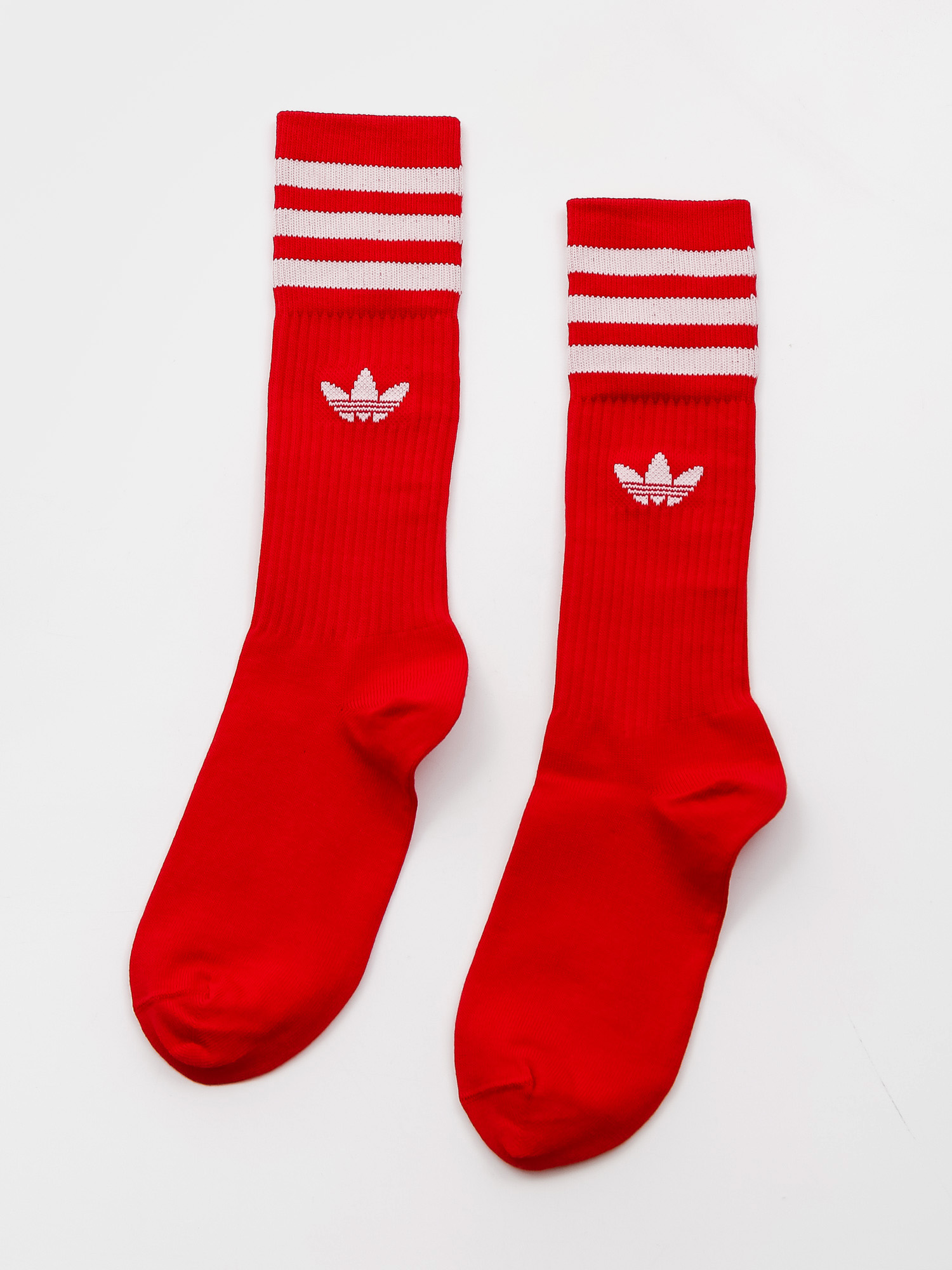 Șosete adidas Originals Solid Crew Sock (white/cburgu/scarle)