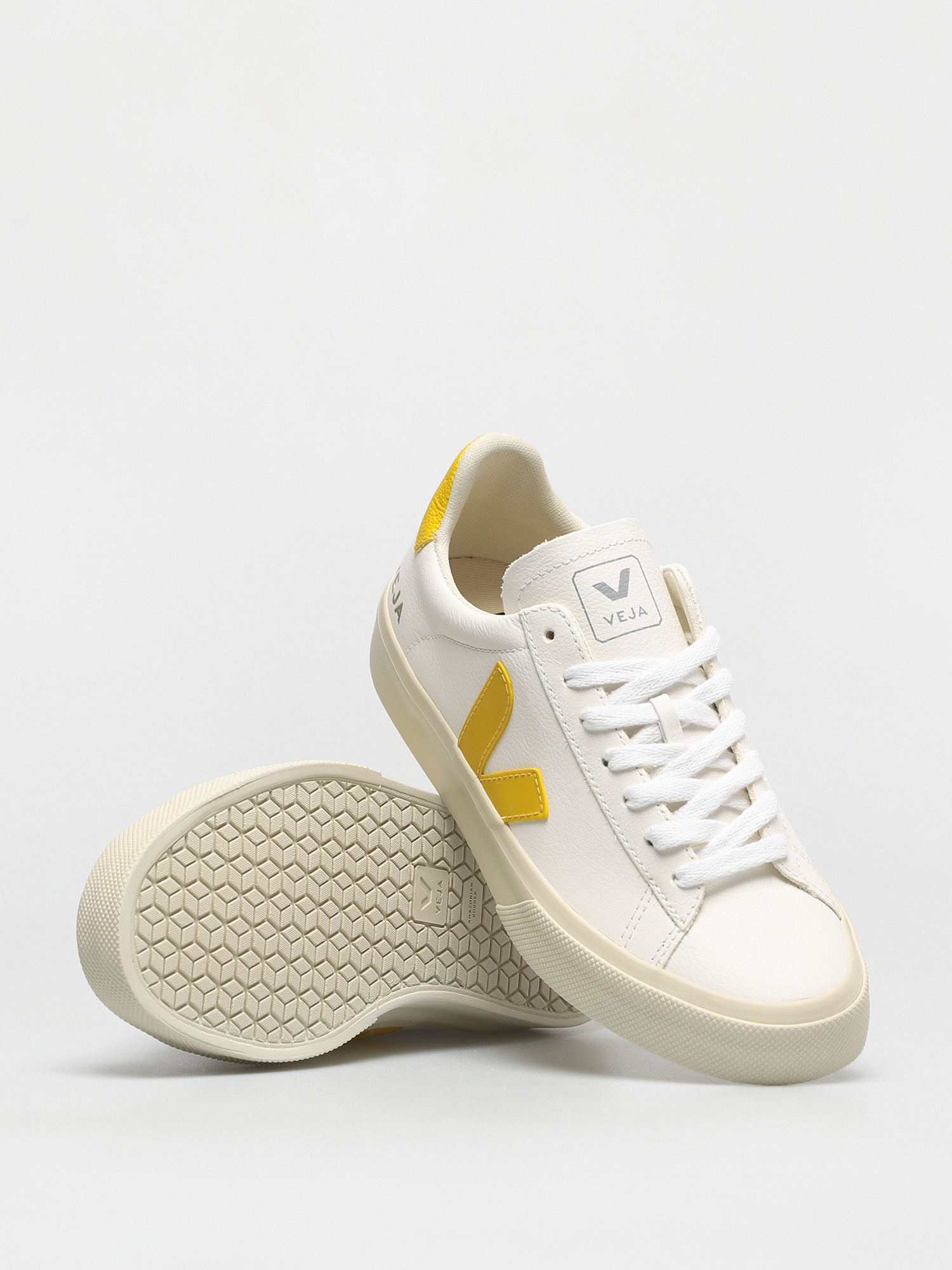 Pantofi Veja Campo Wmn (chromefree leather extra white tonic)