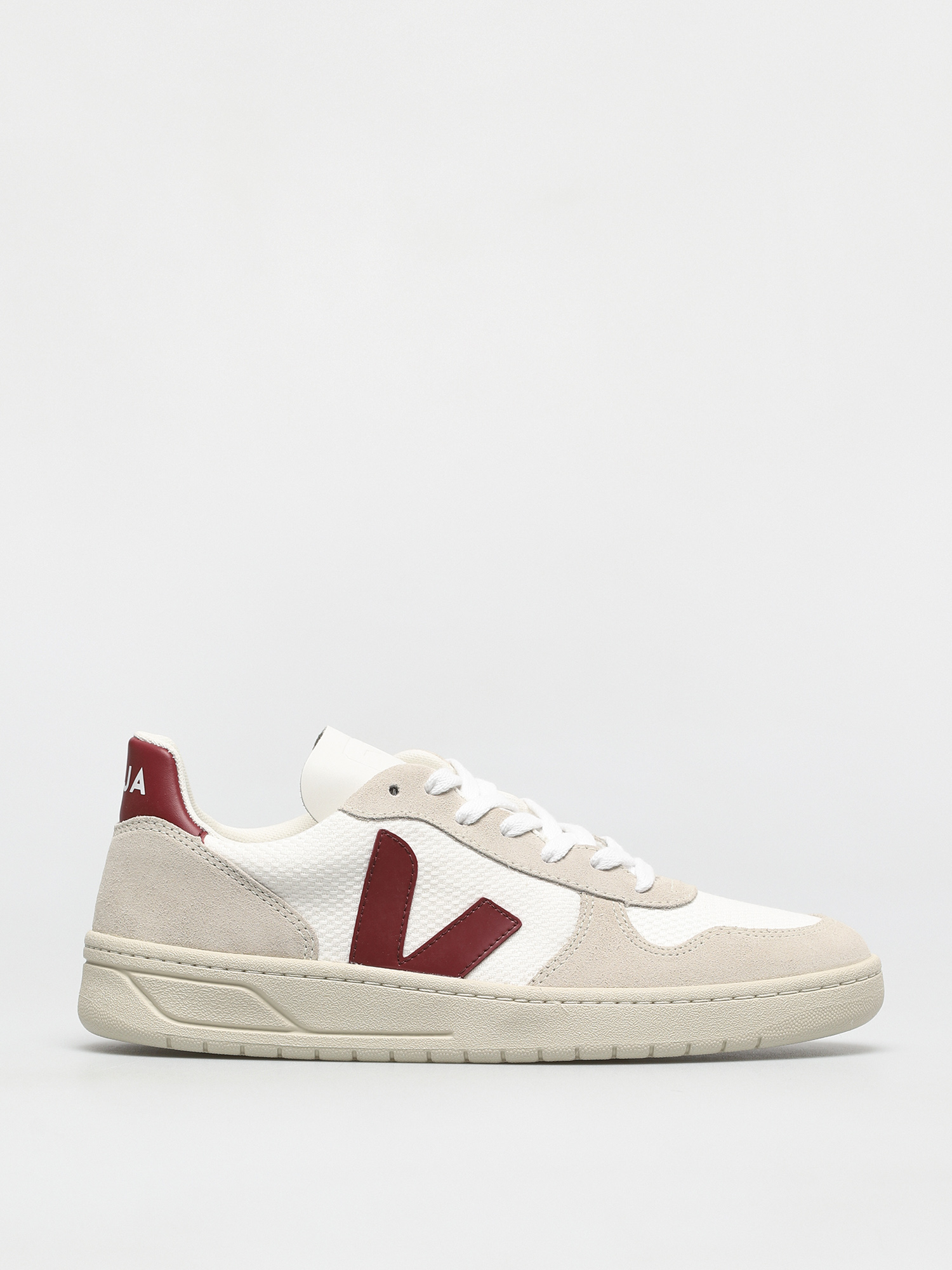 Pantofi Veja V 10 (b mesh white marsala)