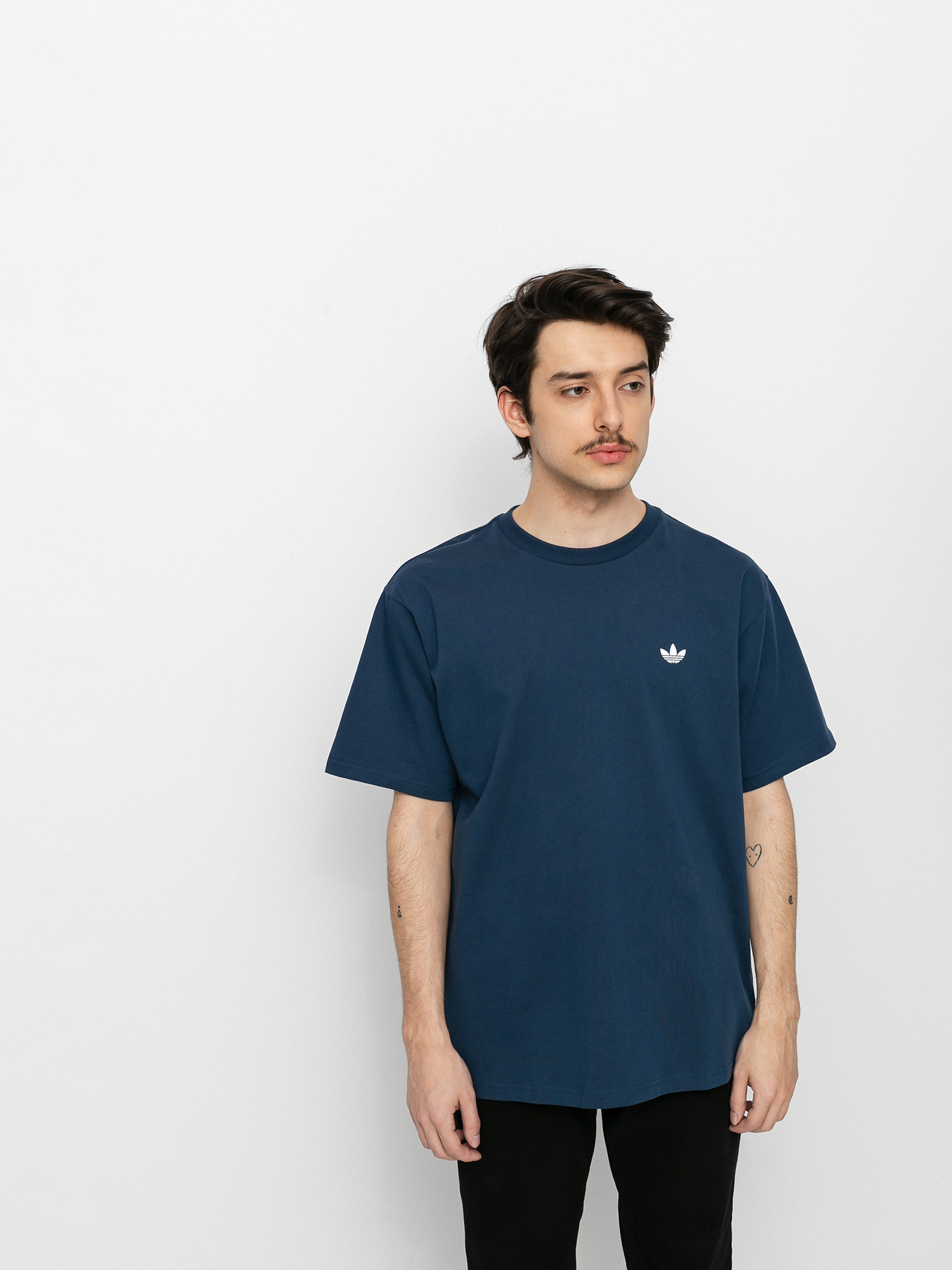 Tricou adidas 4 0 Logo (crenav/white)