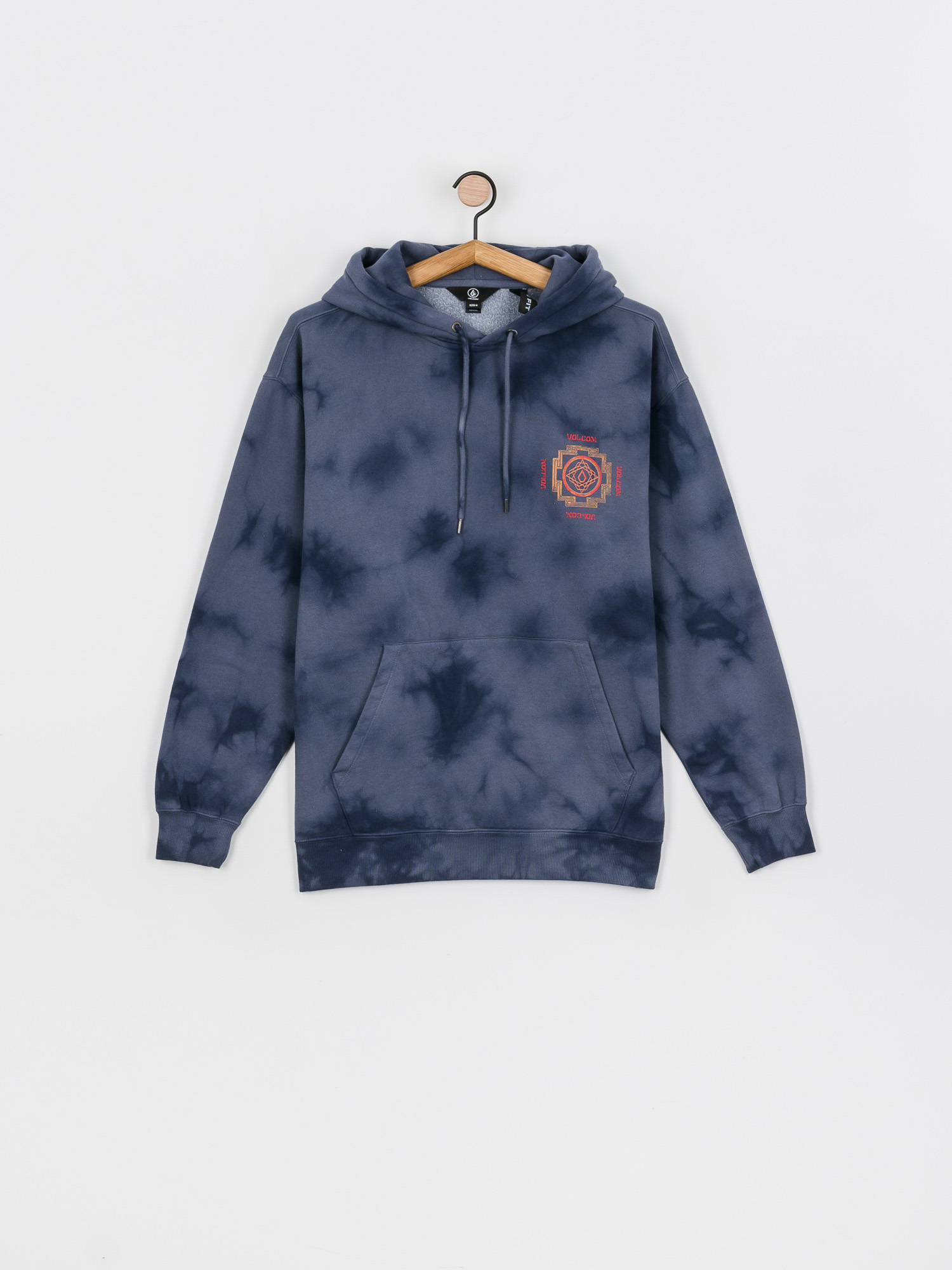 Hanorac cu glugă Volcom Scrowed HD (atlantic)