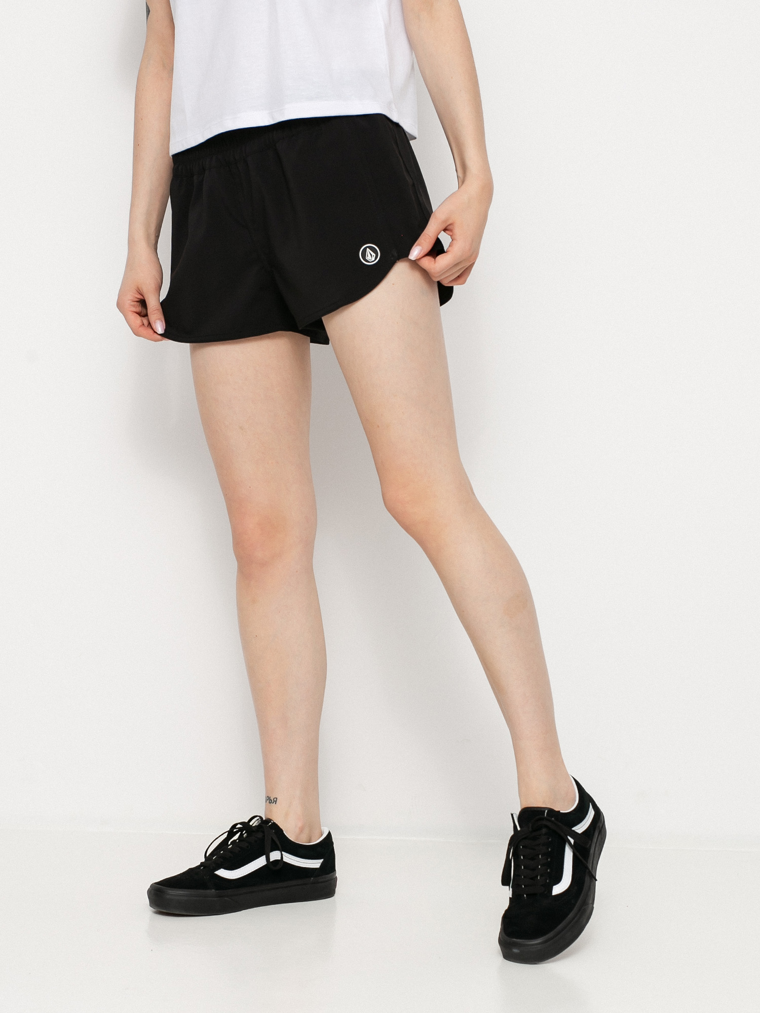 Șort pentru plajă Volcom Simply Solid 2 Wmn (black)