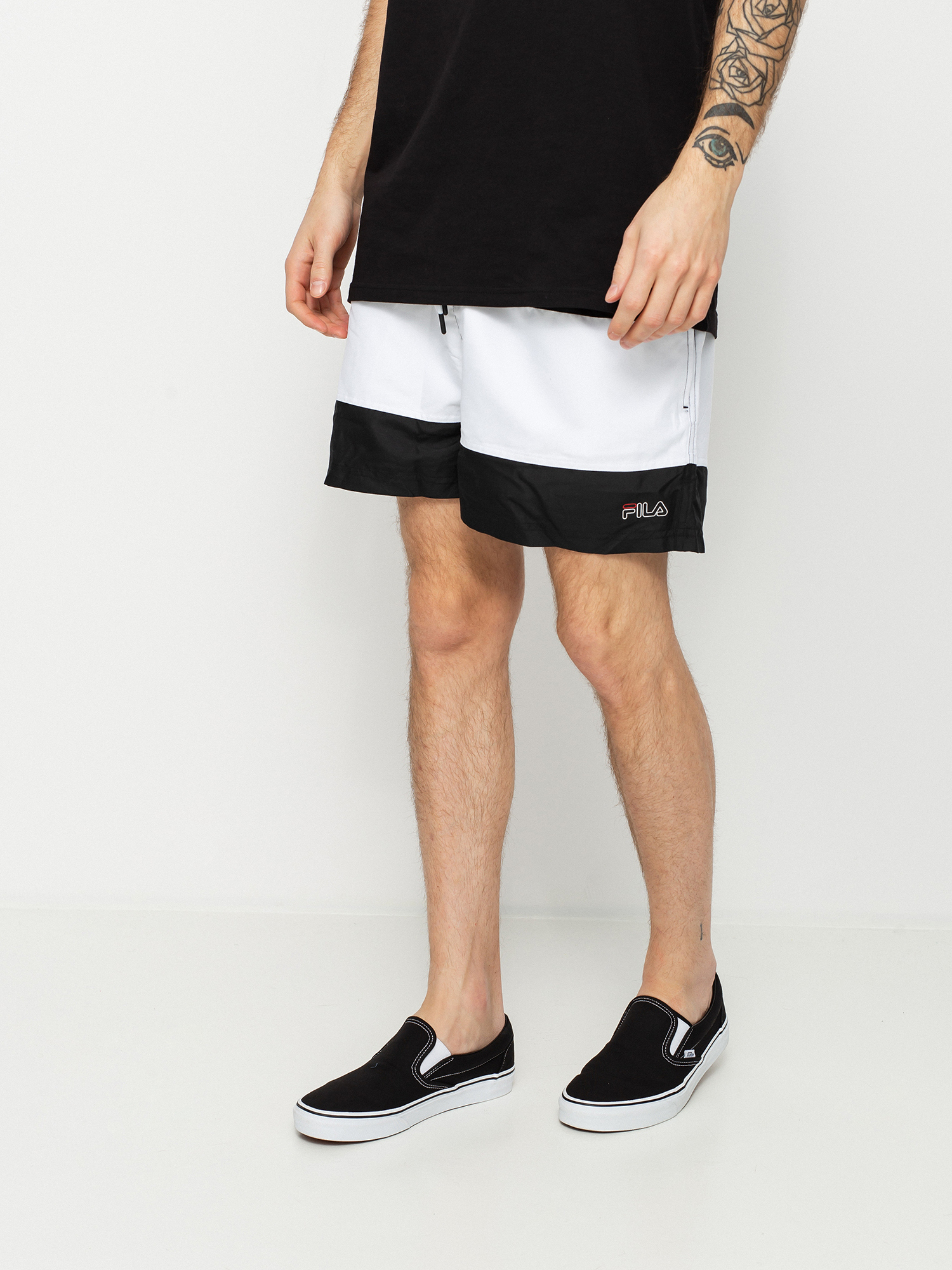 Șort Fila Yamato (black/bright white)