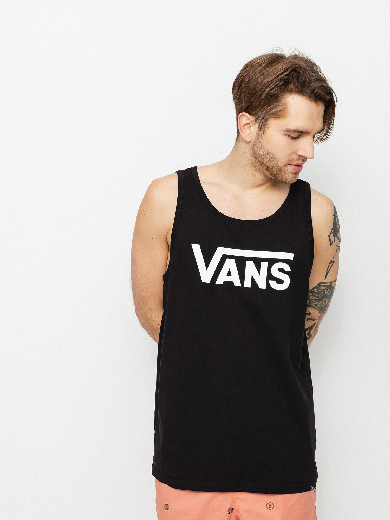 Tricou Vans Vans Classic Tank (black/white)