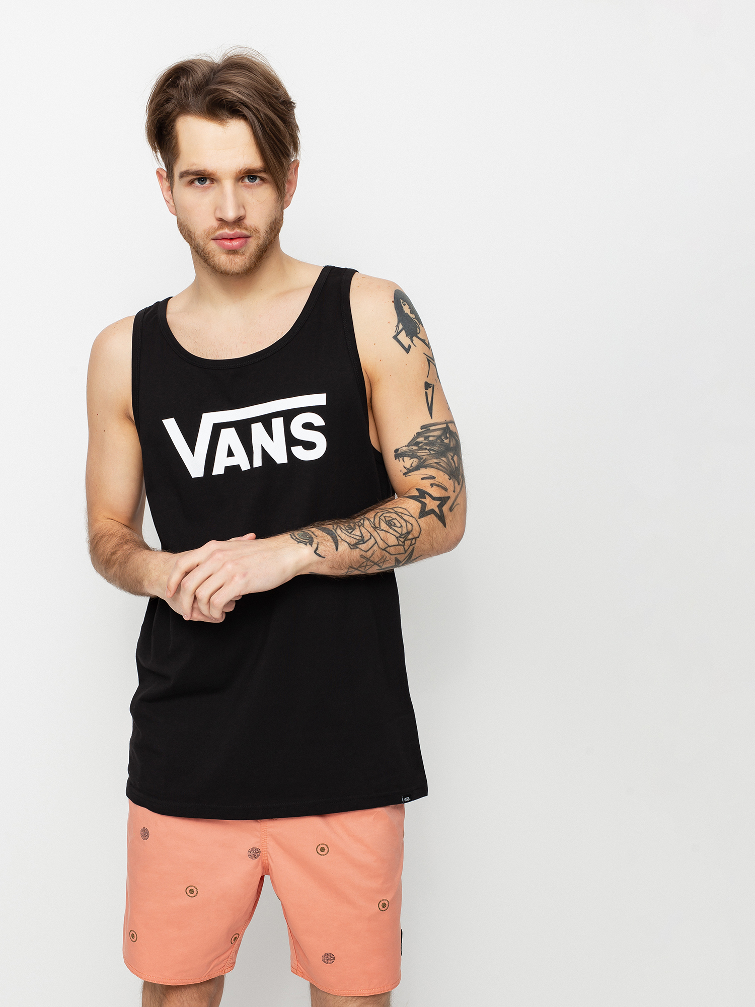 Tricou Vans Vans Classic Tank (black/white)
