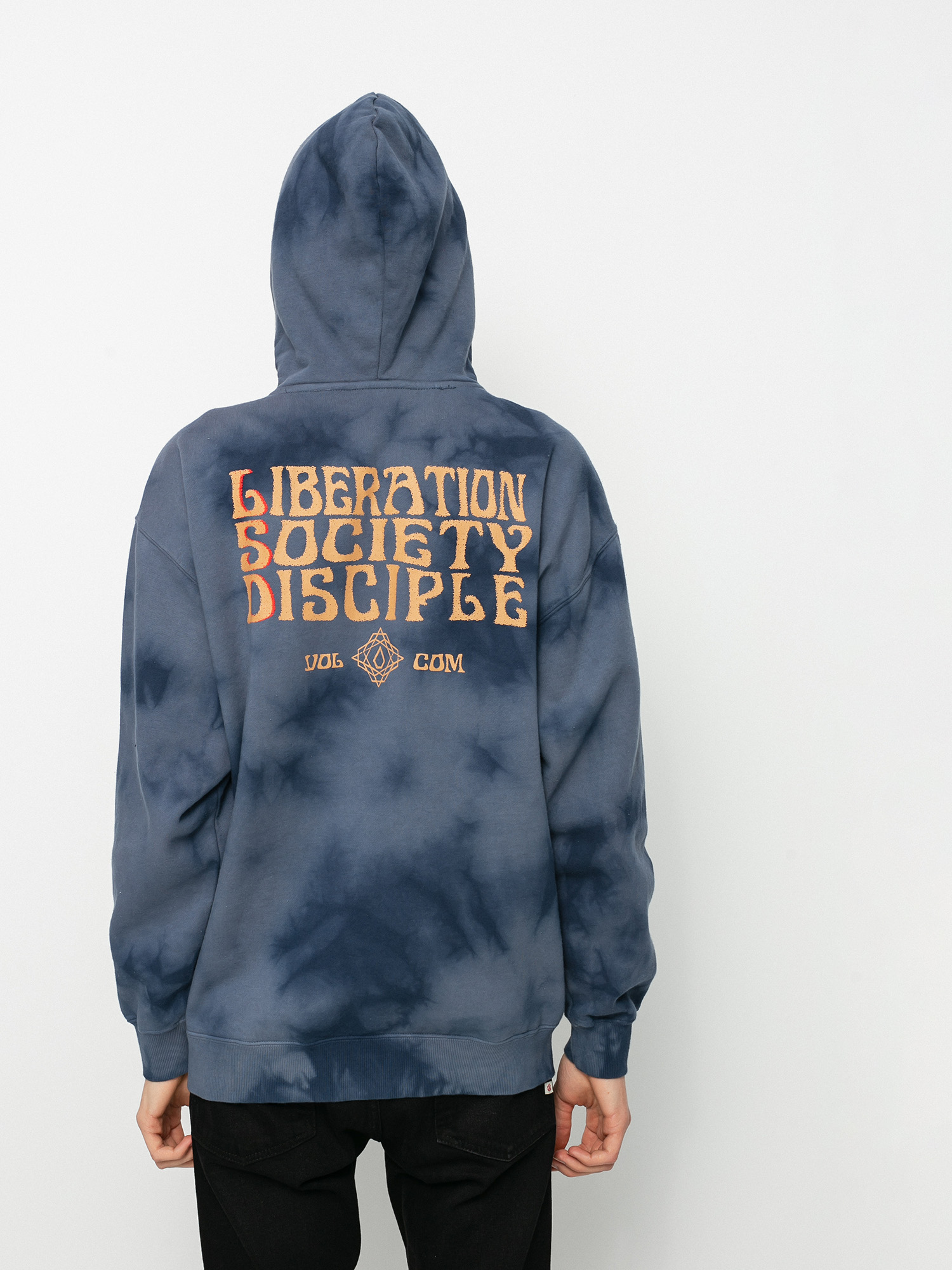 Hanorac cu glugă Volcom Scrowed HD (atlantic)