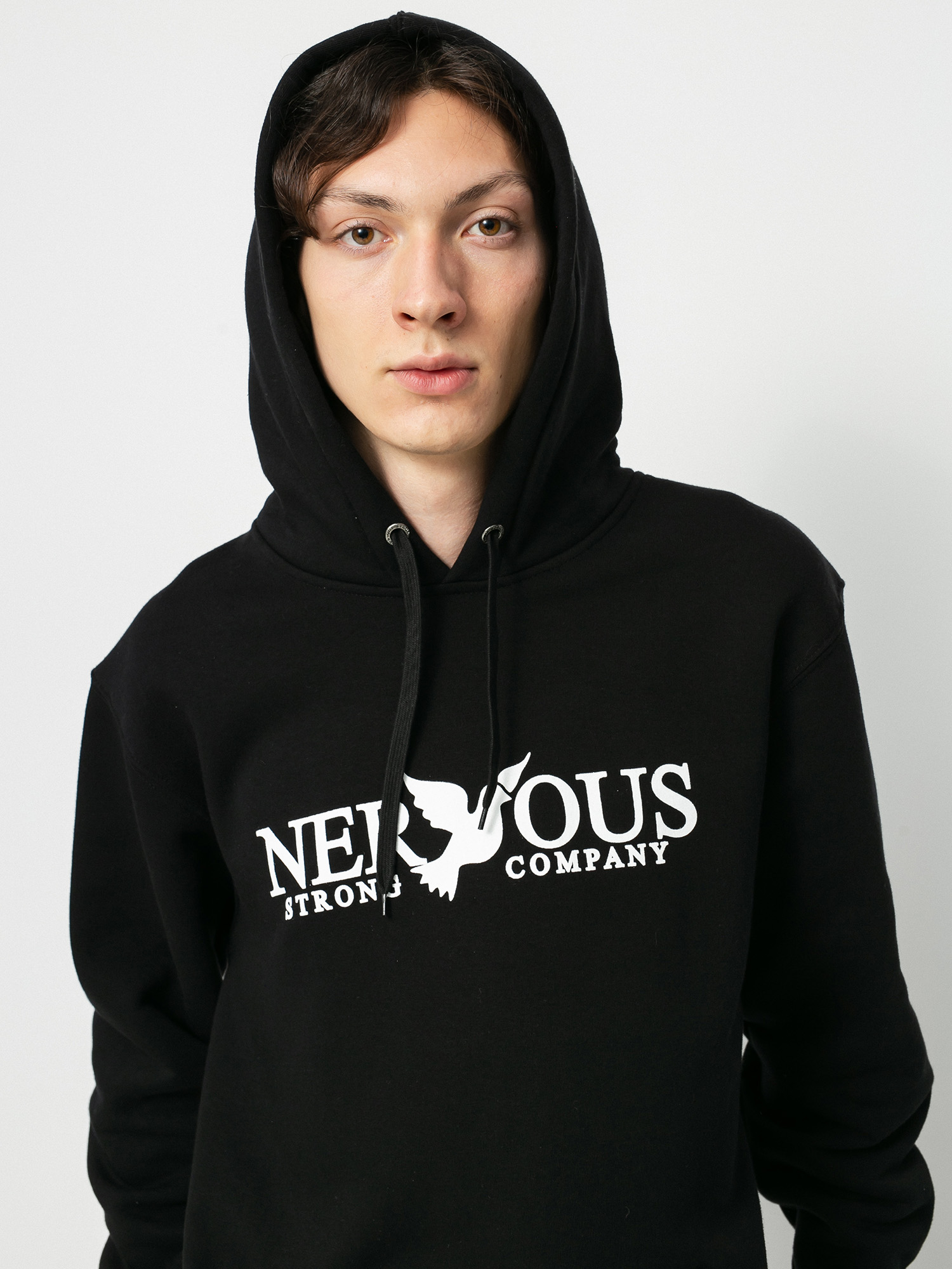 Hanorac cu glugă Nervous Classic HD (black)