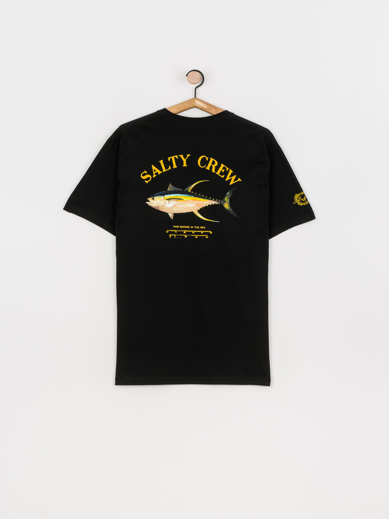 Tricou Salty Crew Ahi Mount (black)
