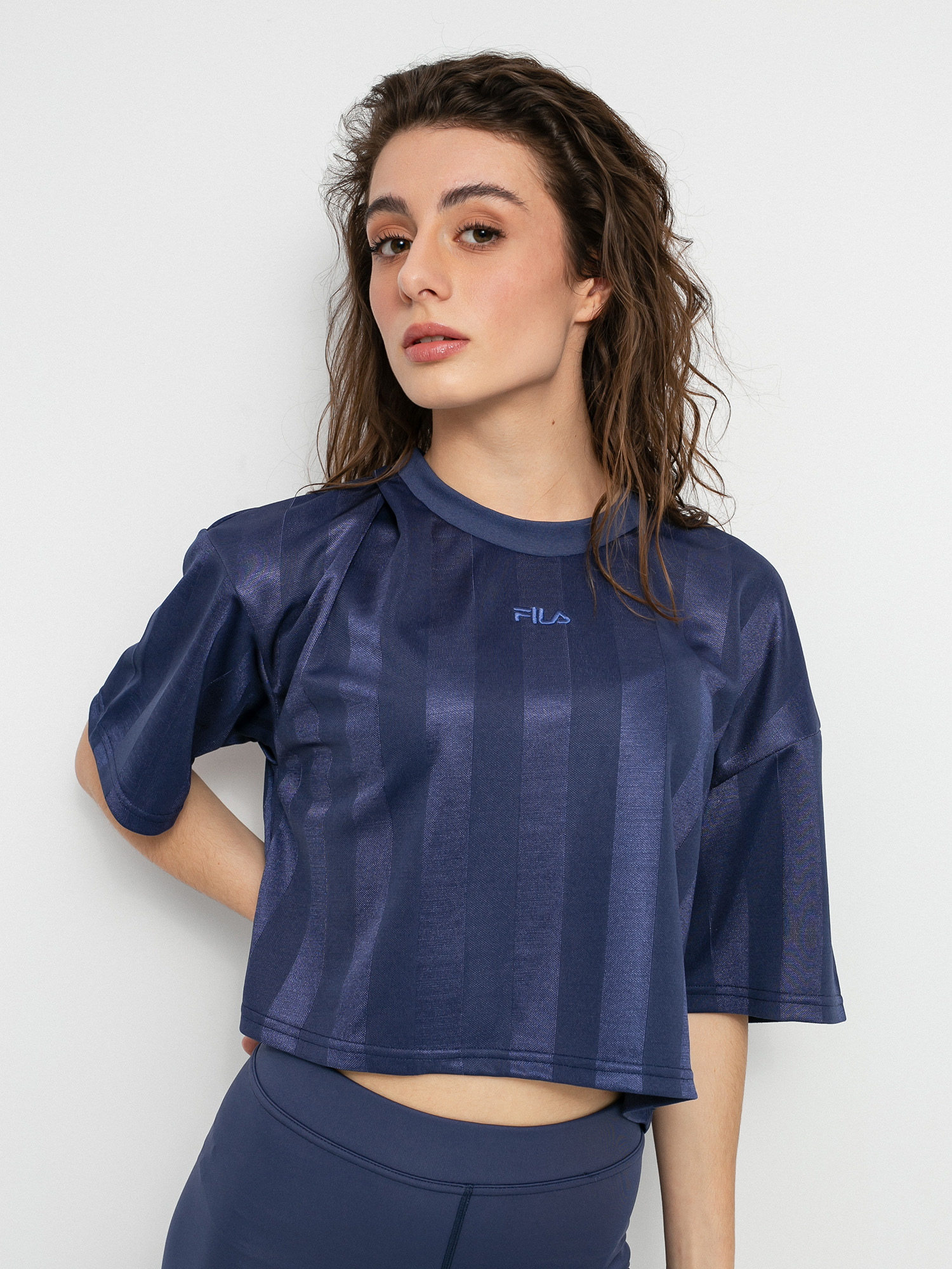 Tricou Fila Fia Cropped Wmn (crown blue)