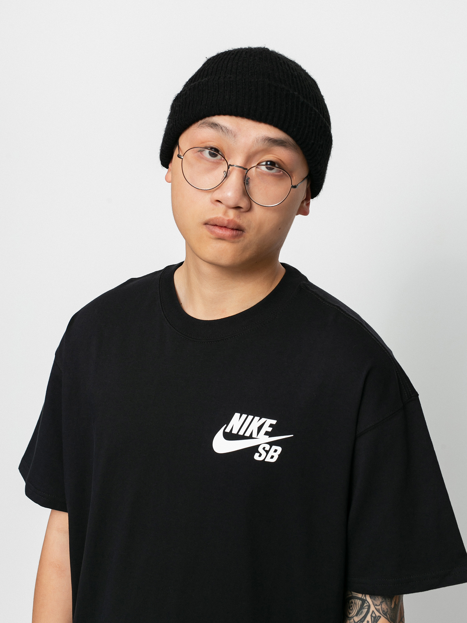 Tricou Nike SB Logo (black/white)
