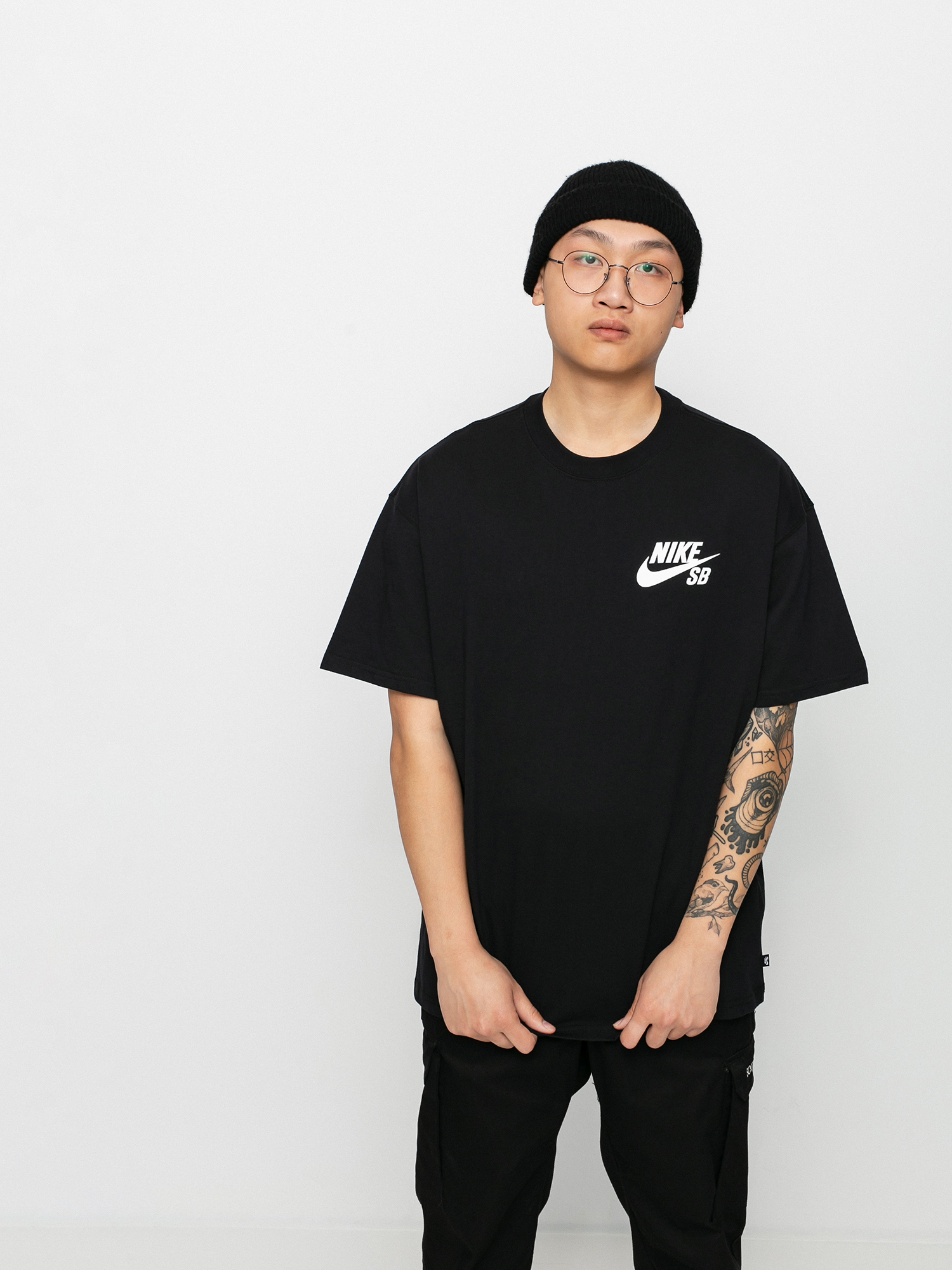 Tricou Nike SB Logo (black/white)