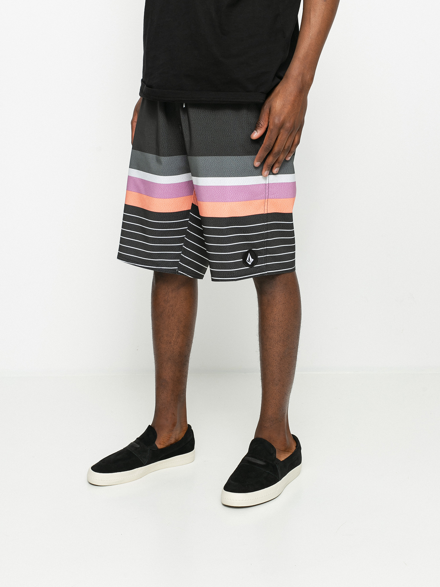 Șort pentru plajă Volcom Quarta Static 20 (black)