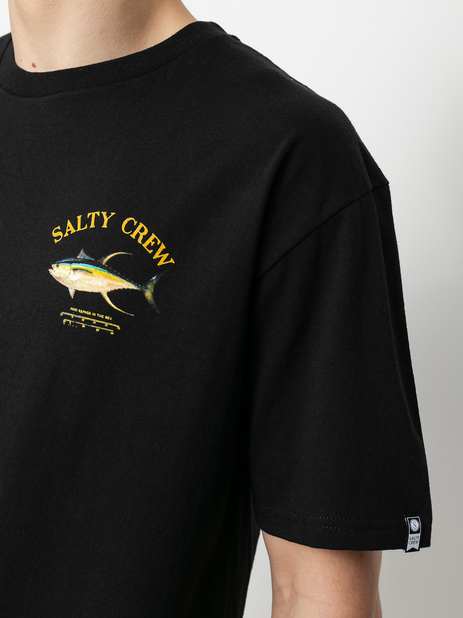 Tricou Salty Crew Ahi Mount (black)