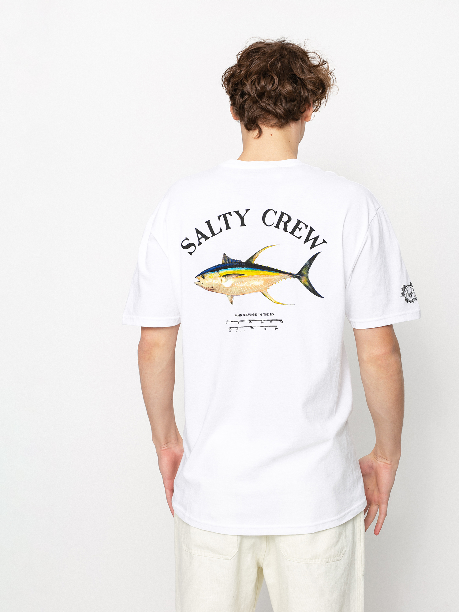 Tricou Salty Crew Ahi Mount (white)
