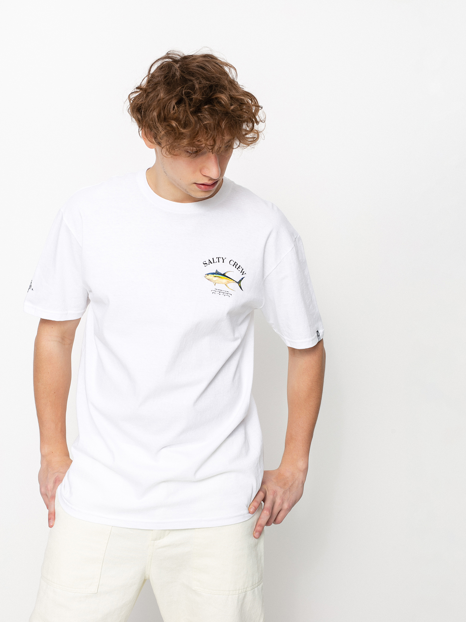 Tricou Salty Crew Ahi Mount (white)