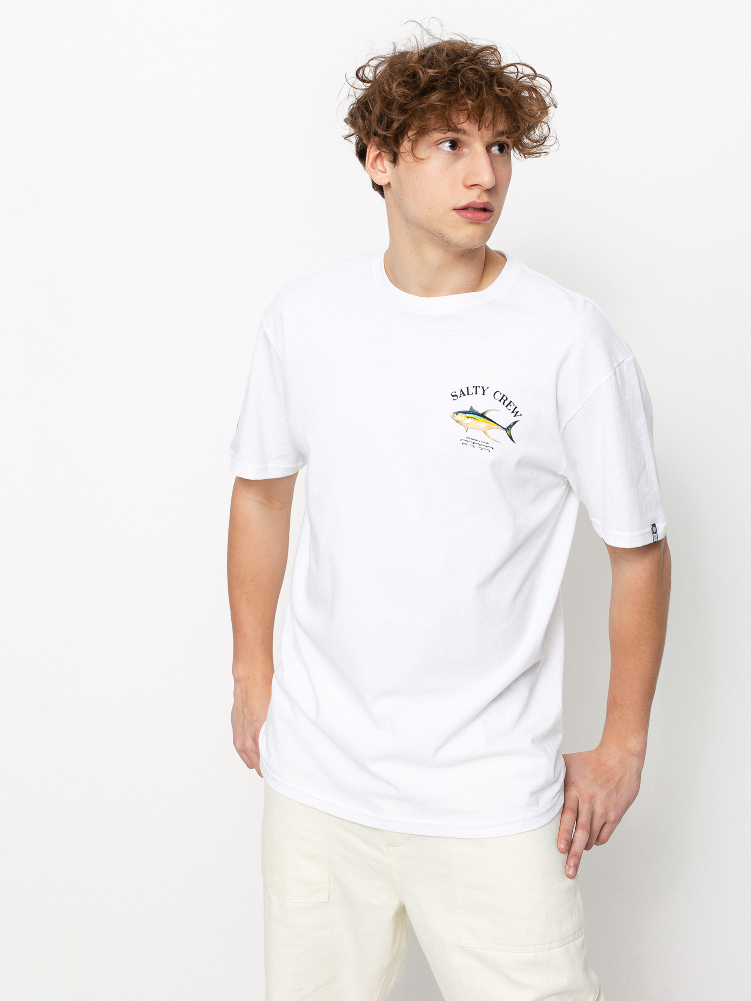 Tricou Salty Crew Ahi Mount (white)