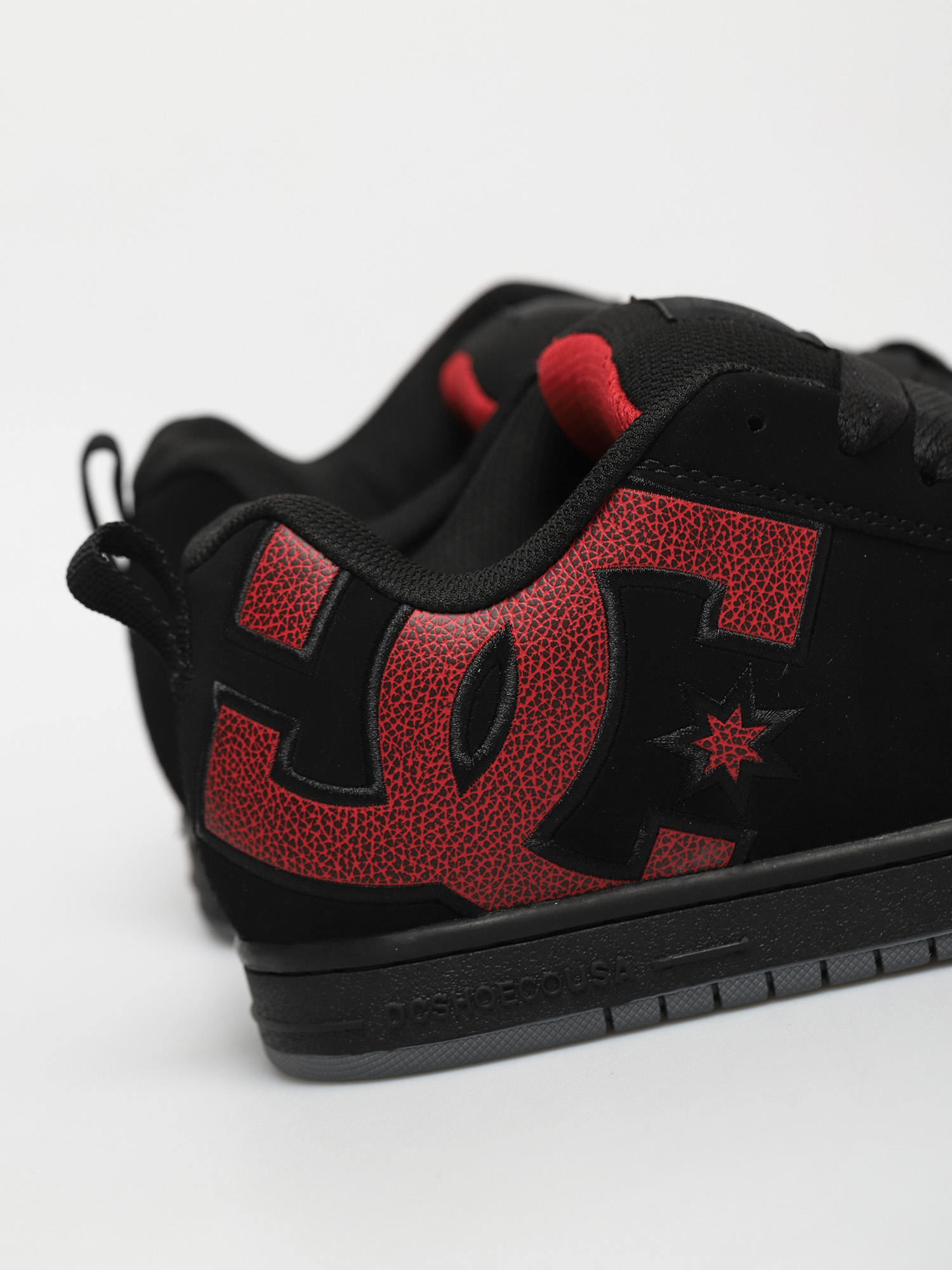Pantofi DC Court Graffik (black/red print)