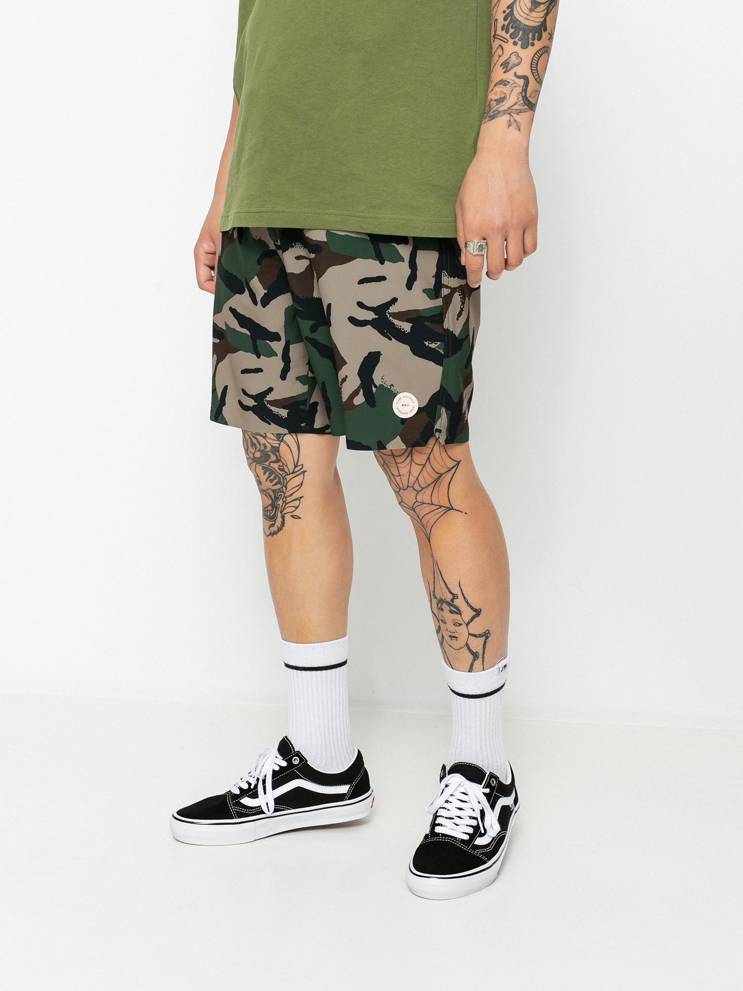 Șort pentru plajă Globe Every Swell Boardshort (olive camo)