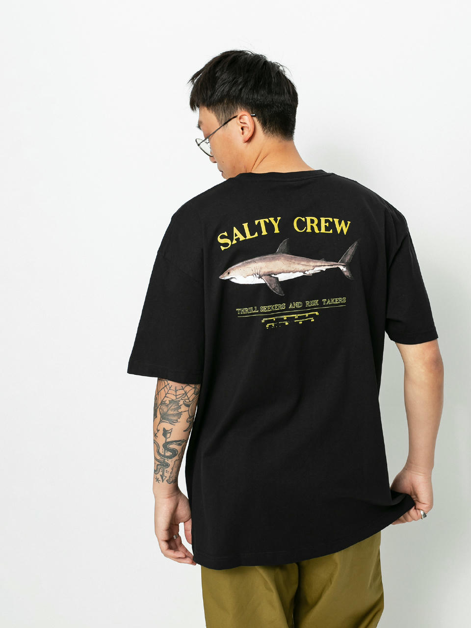 Salty Crew Tricou Bruce Prenium (black)