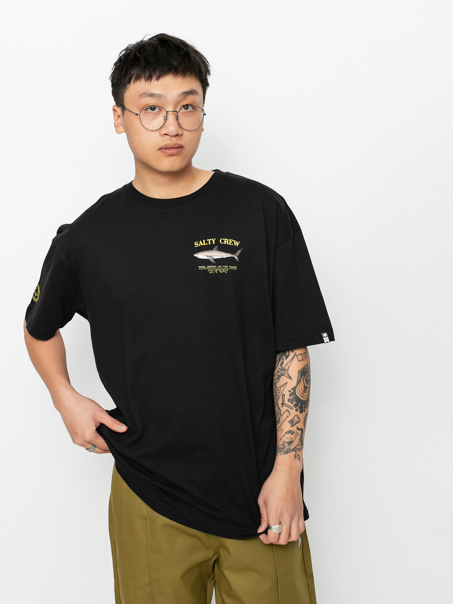 Salty Crew Tricou Bruce Prenium (black)