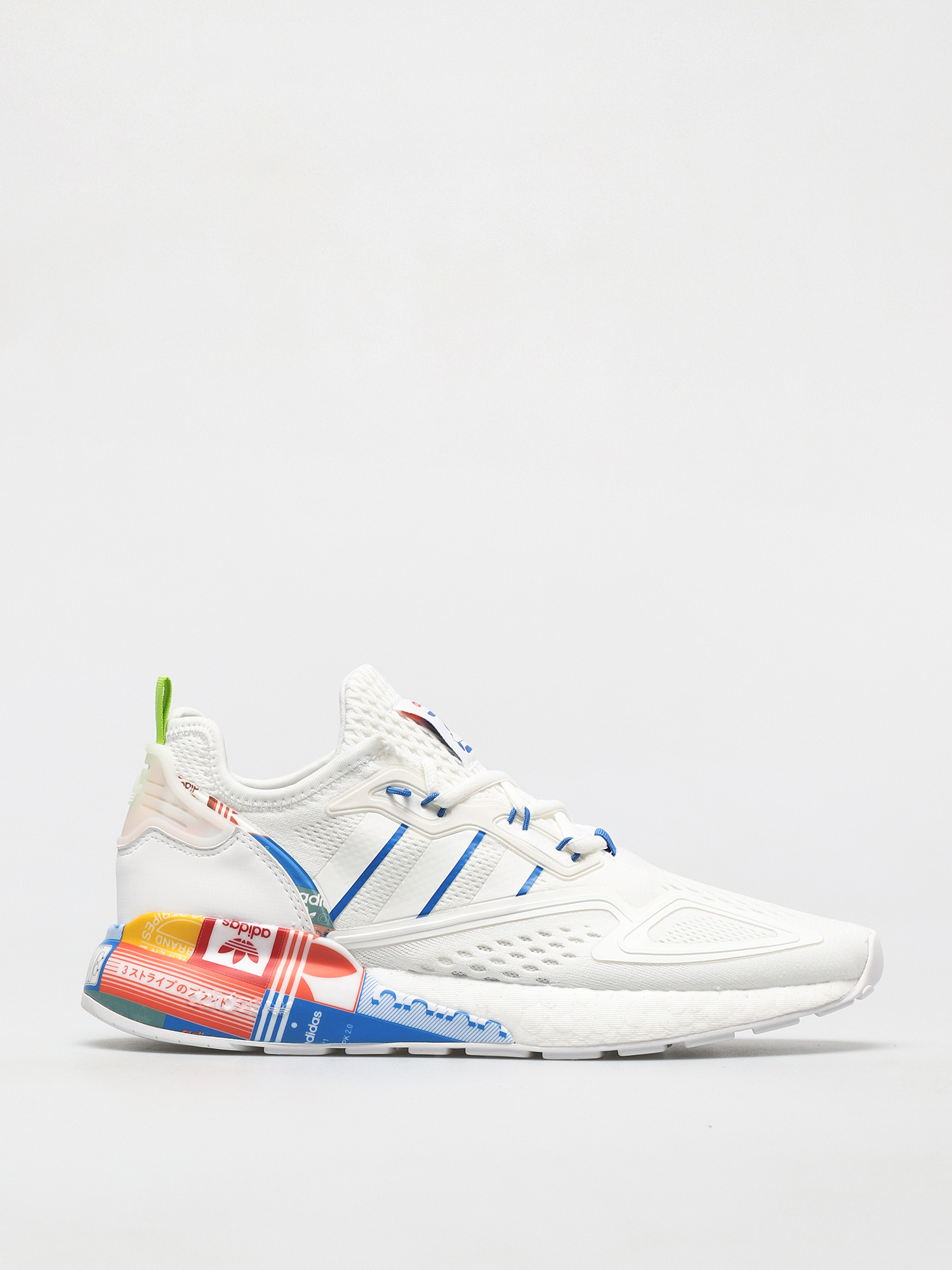 adidas Originals Pantofi Zx 2K Boost (ftwwht/blue/orange)