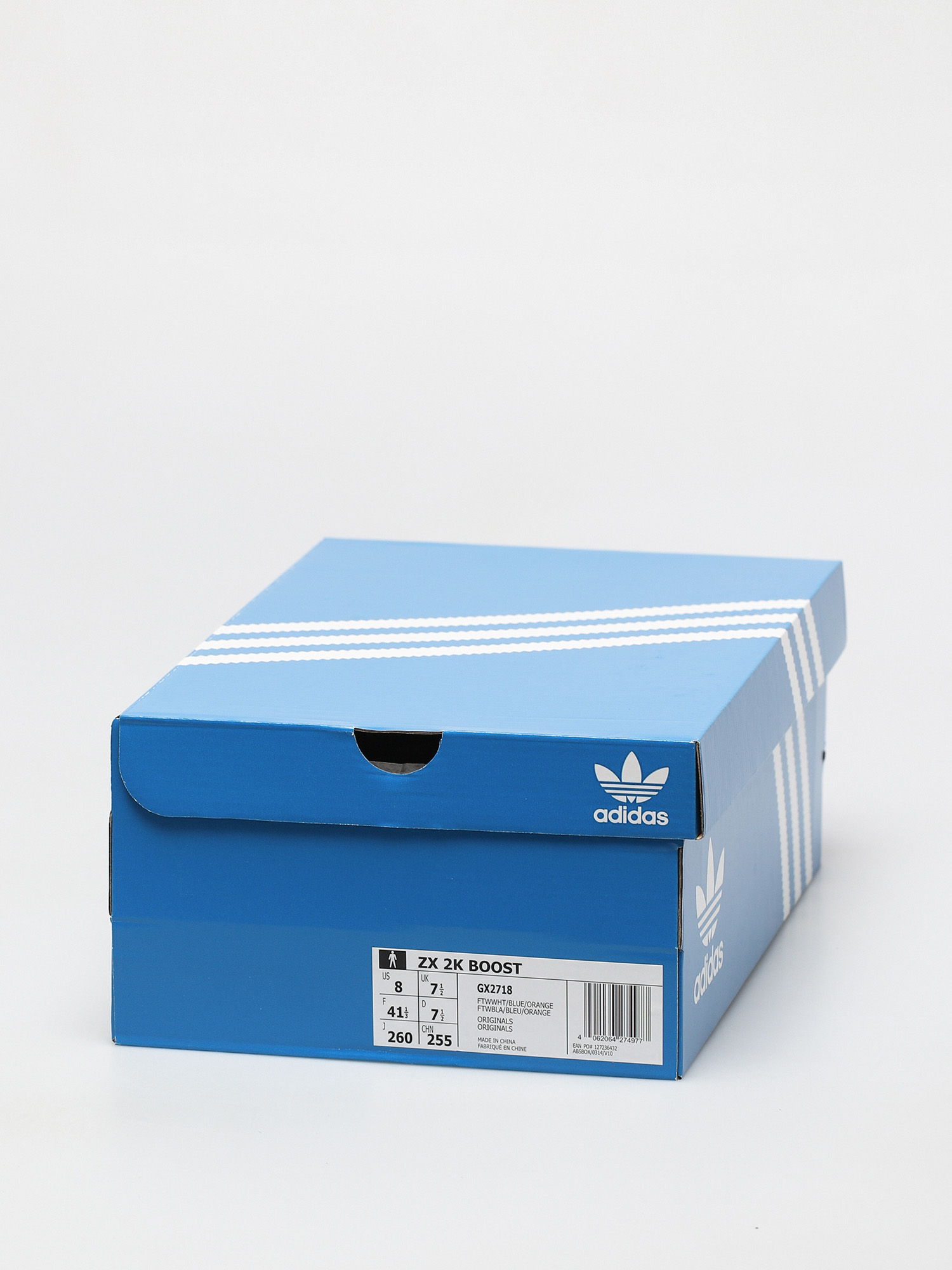 adidas Originals Pantofi Zx 2K Boost (ftwwht/blue/orange)