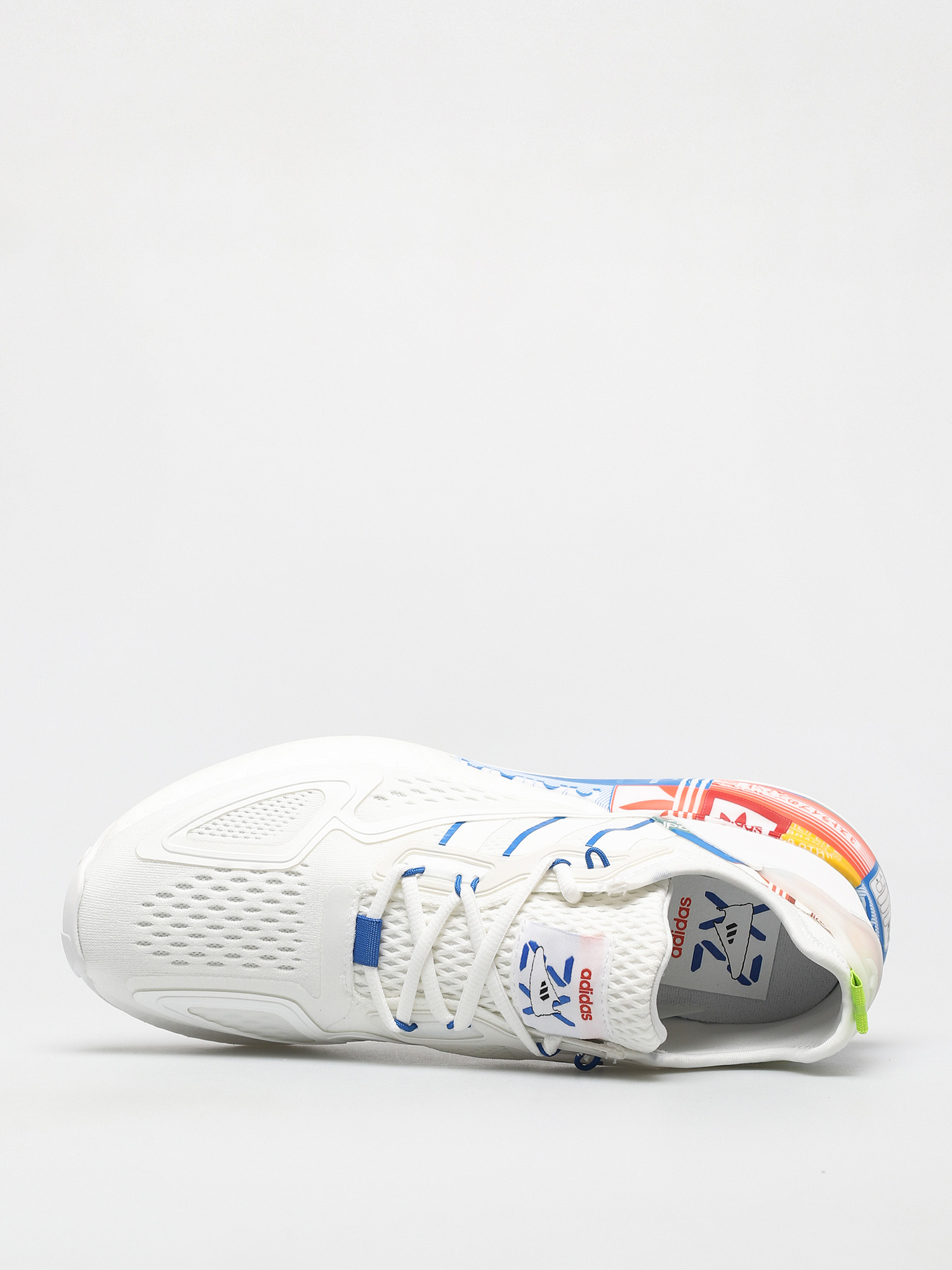 adidas Originals Pantofi Zx 2K Boost (ftwwht/blue/orange)