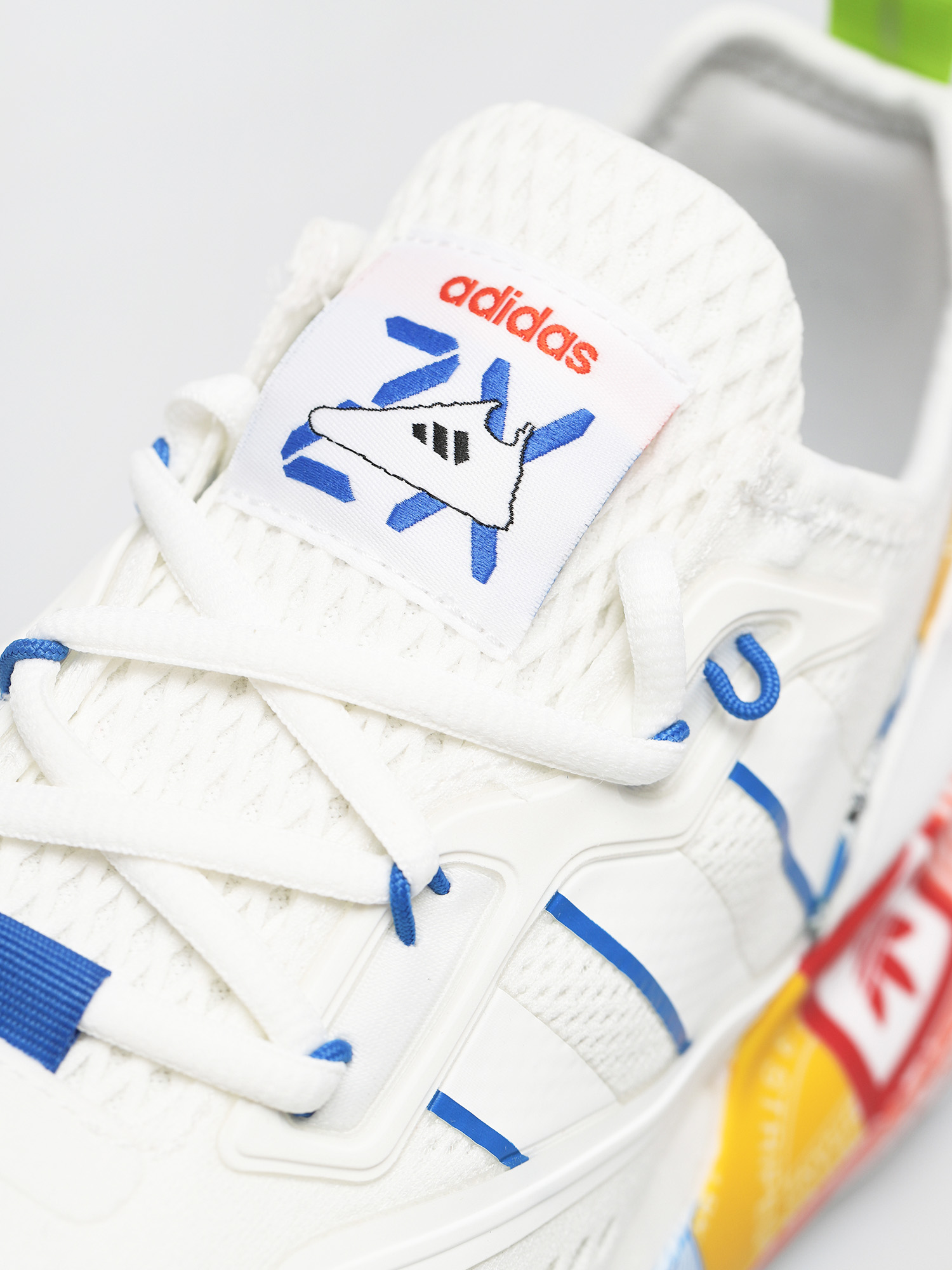 adidas Originals Pantofi Zx 2K Boost (ftwwht/blue/orange)