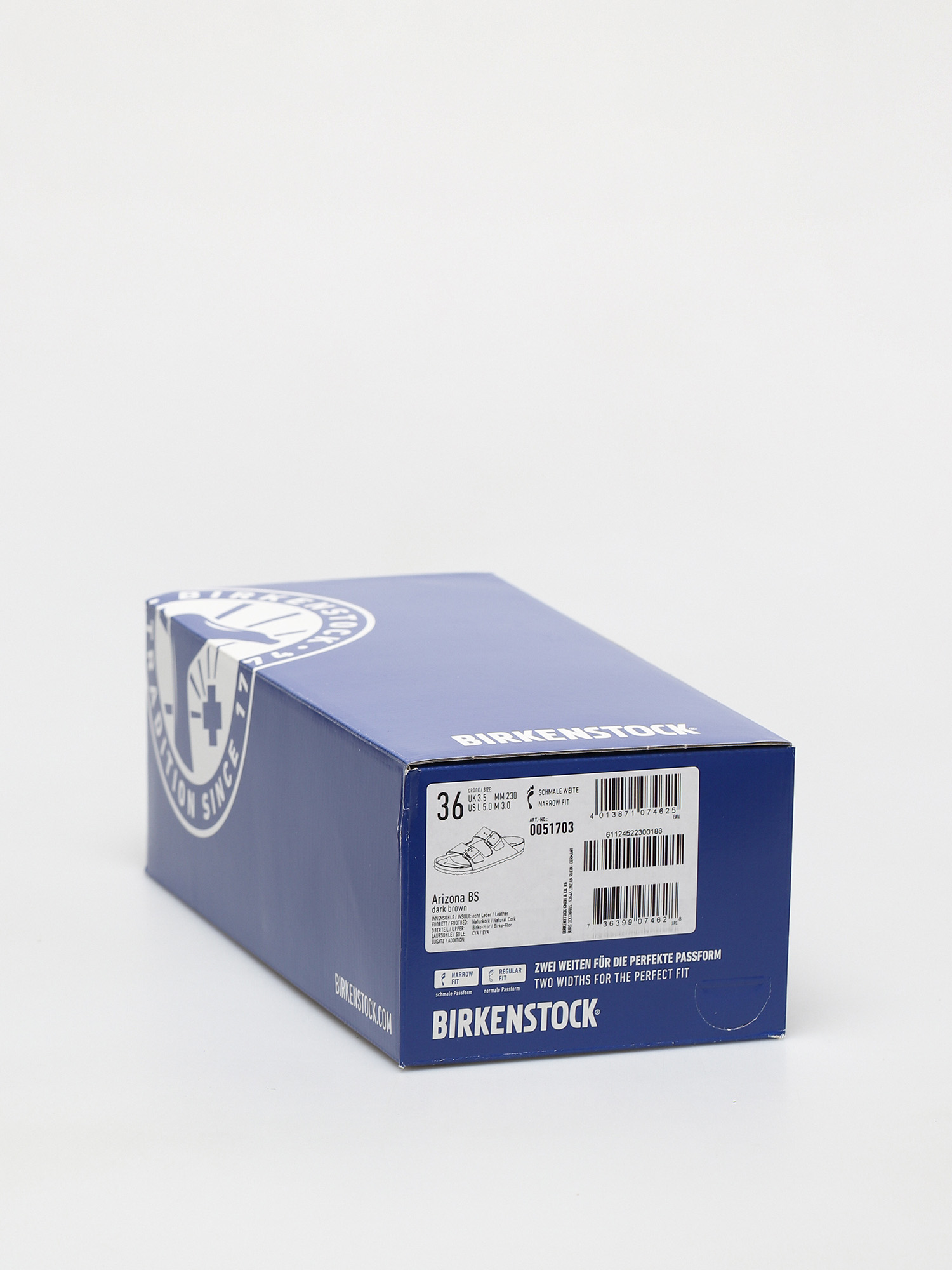 Șlapi Birkenstock Arizona Narrow Wmn (bf dark brown)