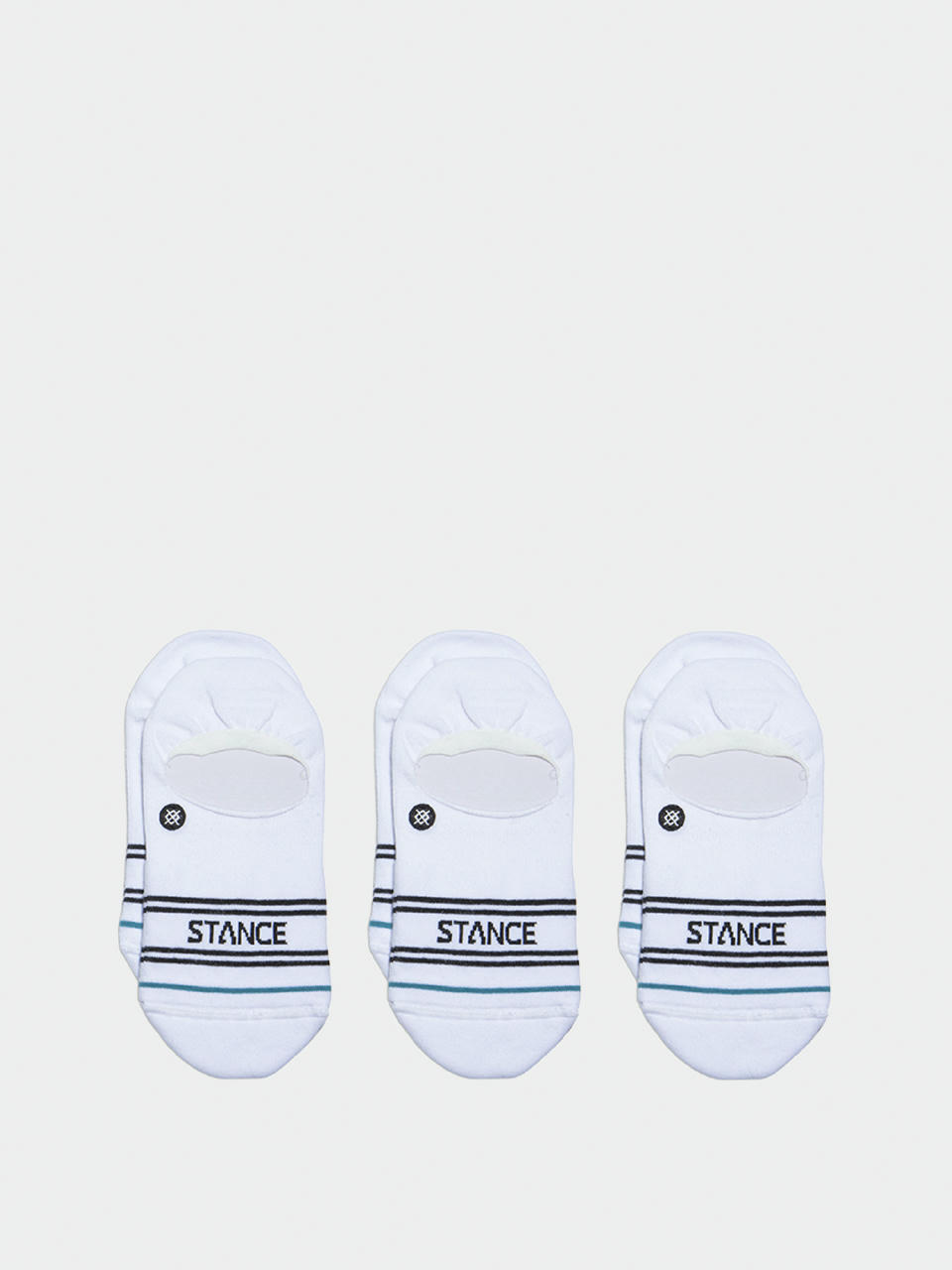 Șosete Stance Basic 3 Pack No Show (white)