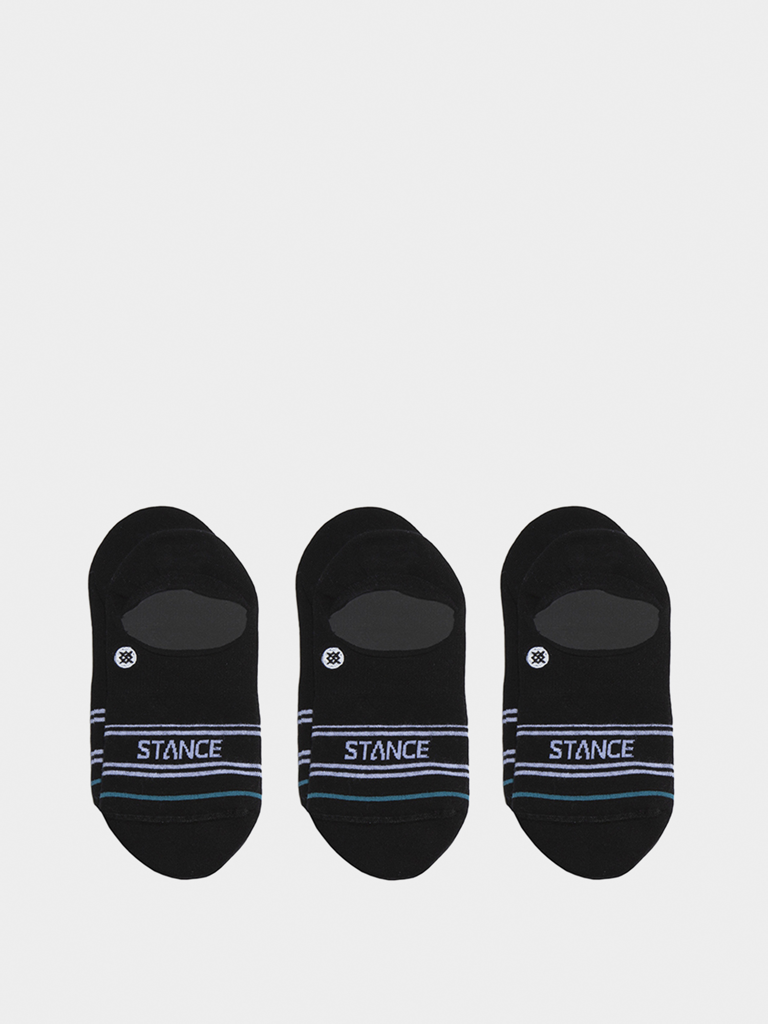 Șosete Stance Basic 3 Pack No Show (black)