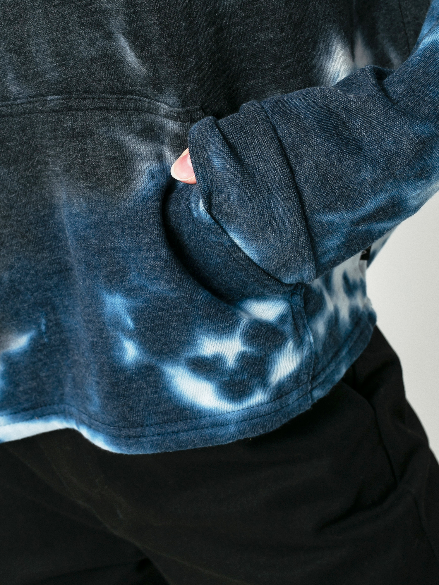 Hanorac cu glugă RVCA Vortex HD Wmn (vintage white)