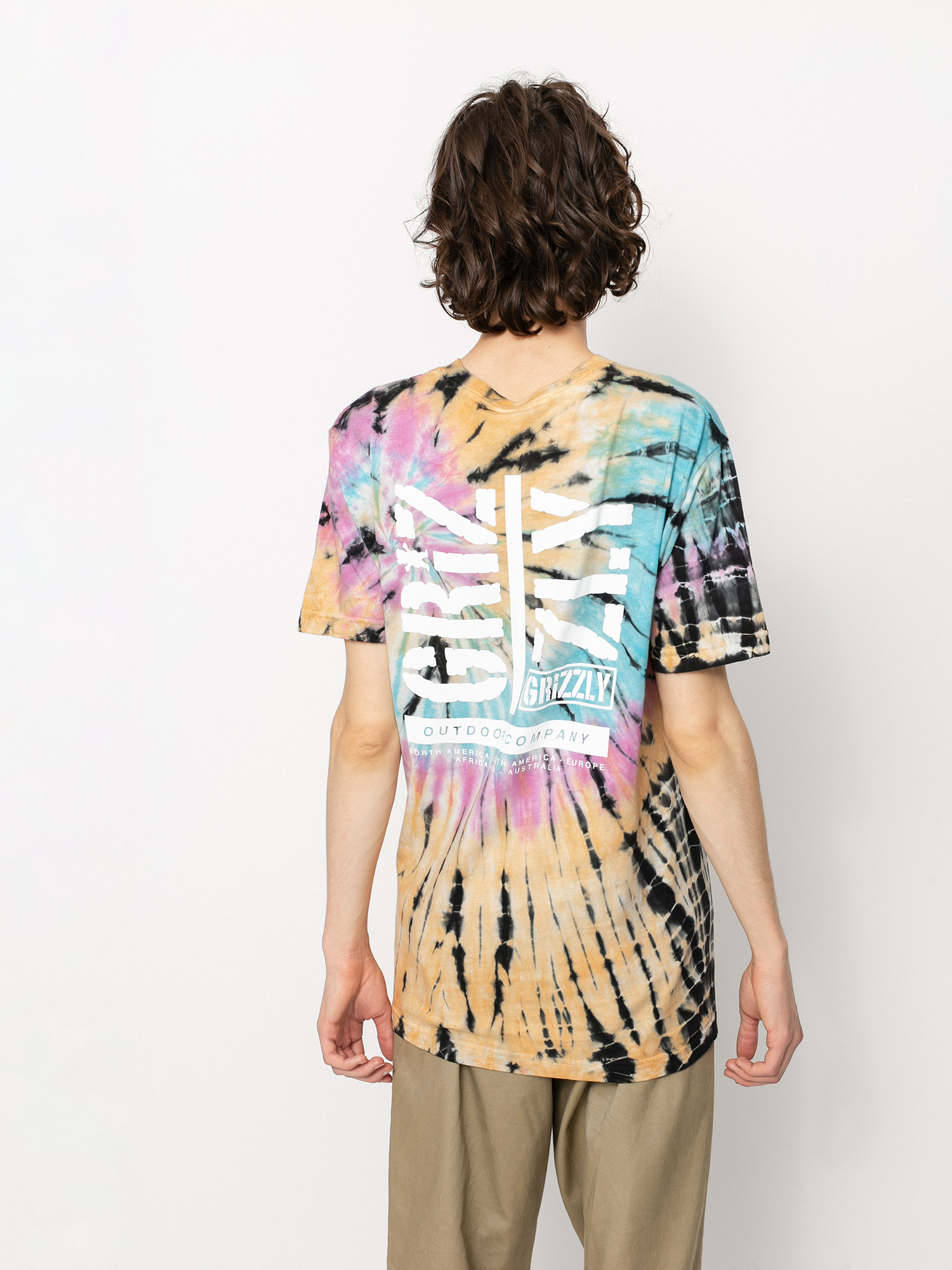 Tricou Grizzly Griptape Family Ties (tie dye)