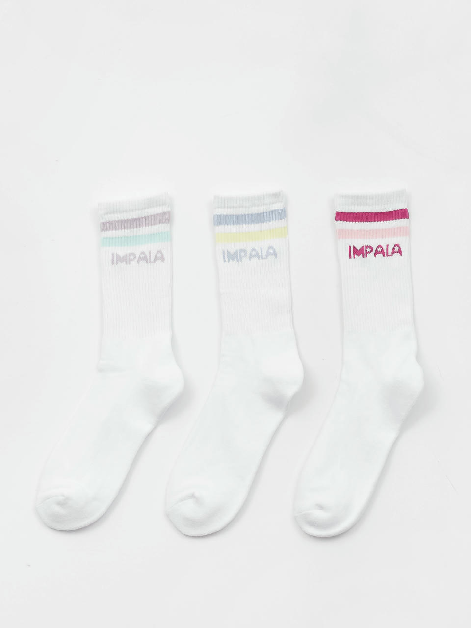 Șosete Impala Stripe 3 Pk Wmn (pastel)