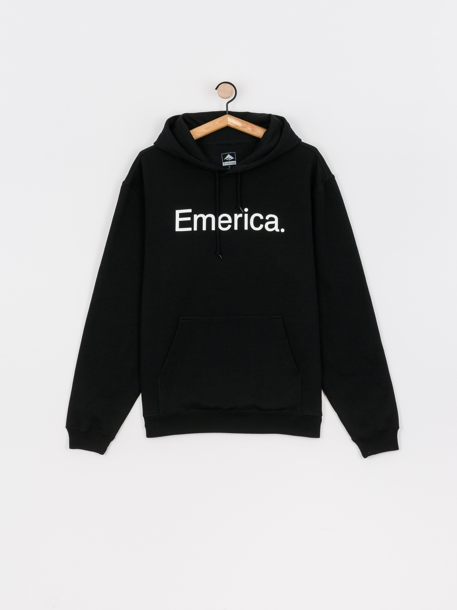 Hanorac cu glugă Emerica Pure Logo HD (black)