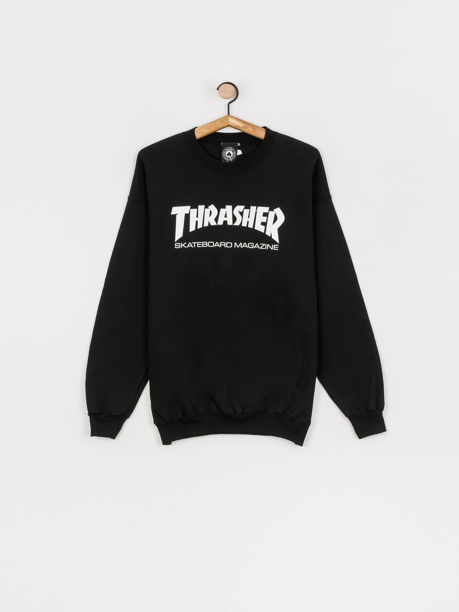 Hanorac Thrasher Skate Mag Crew (black)