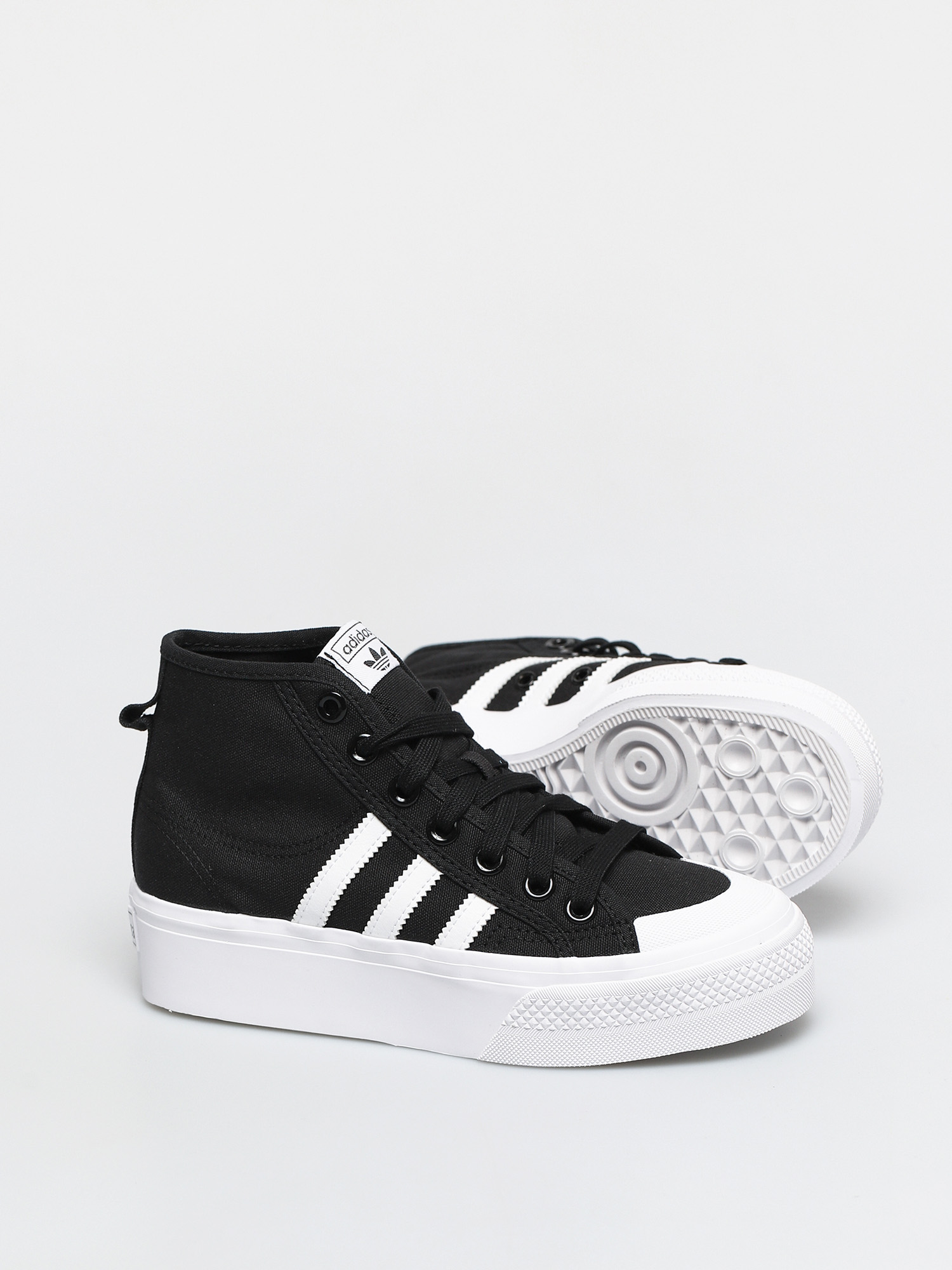 Pantofi adidas Originals Nizza Platform Mid Wmn (cblack/ftwwht/ftwwht)