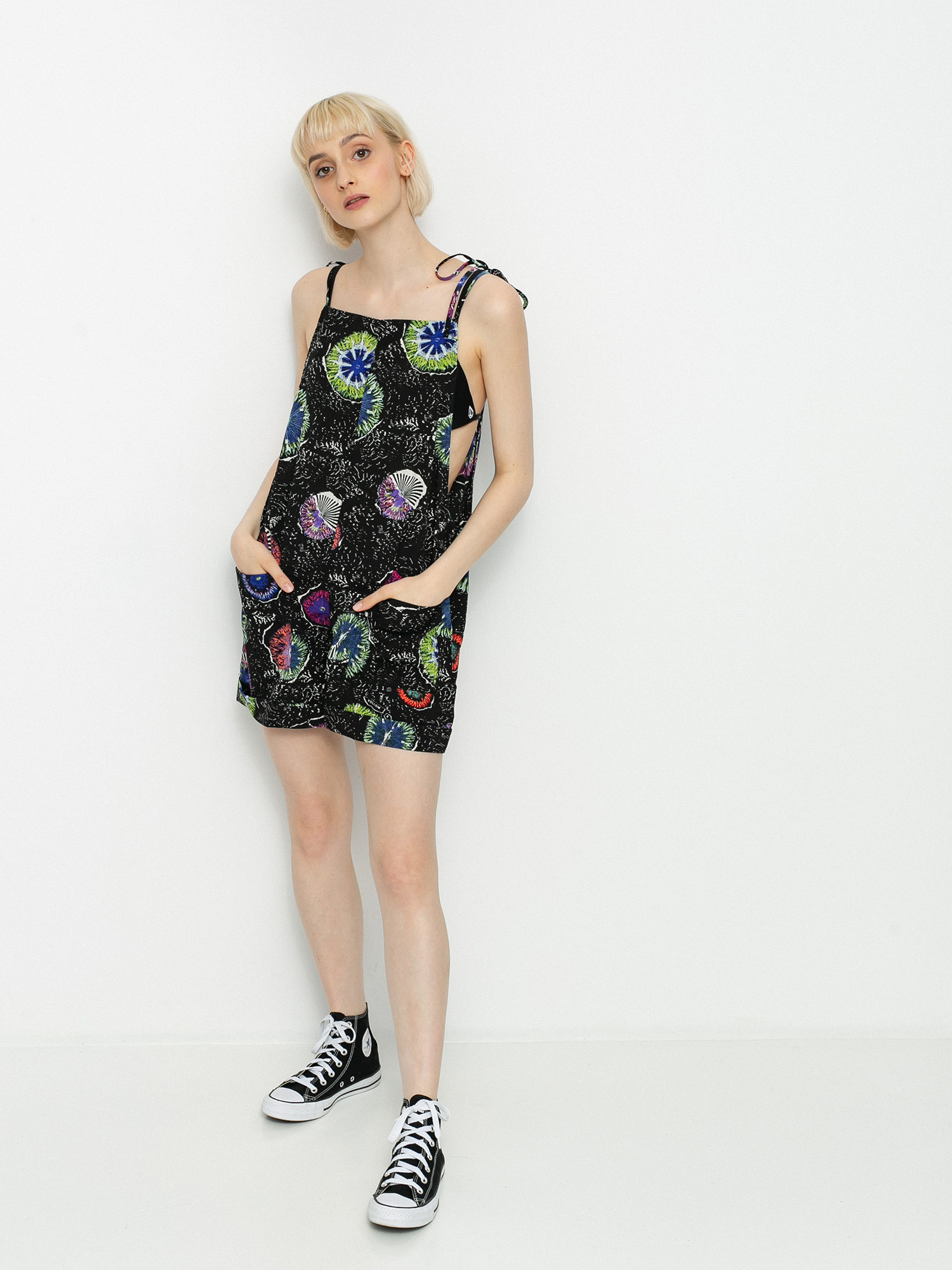 Pentru femei Costum schi Volcom Coral Morph Romper (multi)